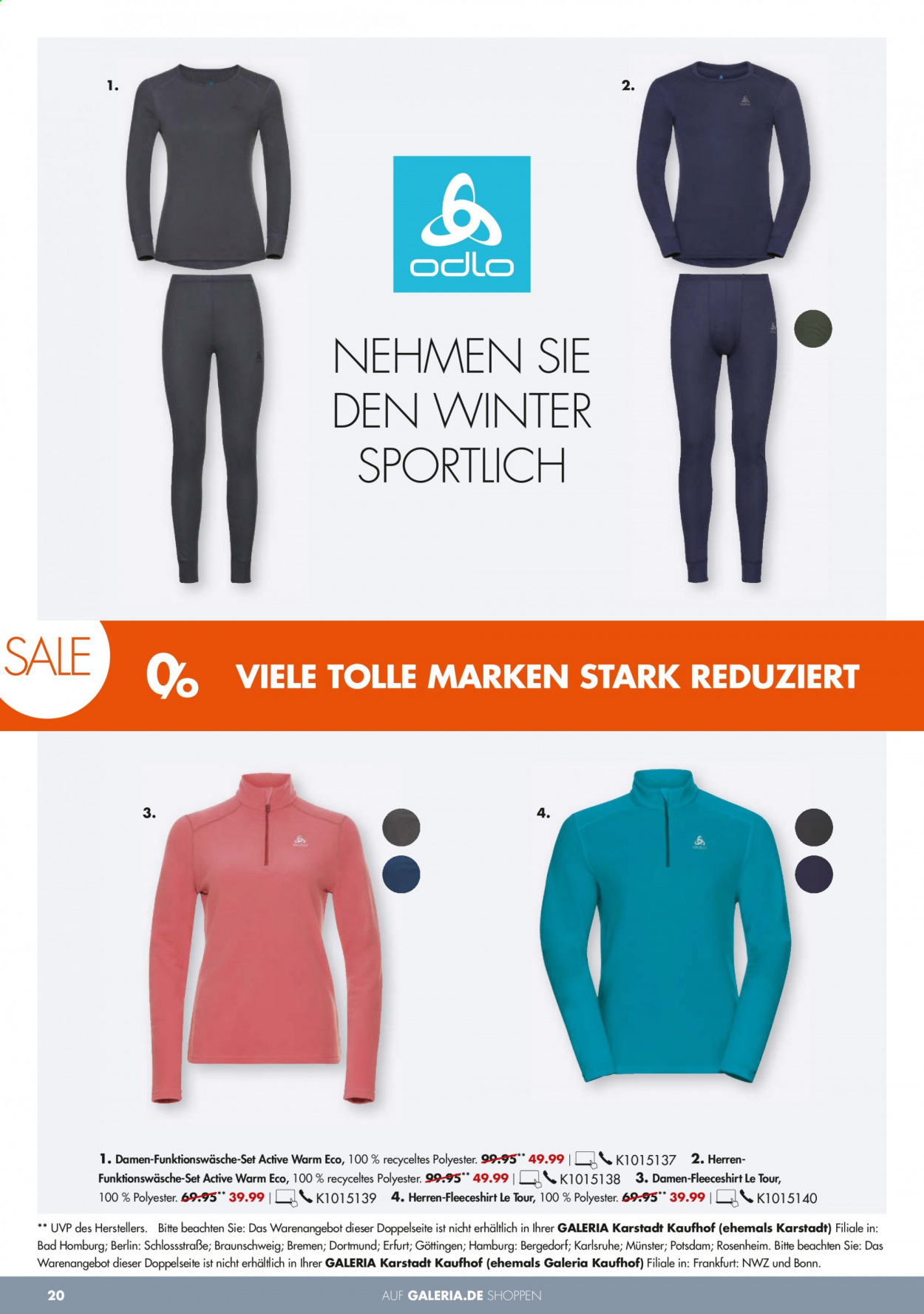 GALERIA Karstadt Kaufhof Prospekte  - 27.01.2021 - 2.02.2021. Seite 20