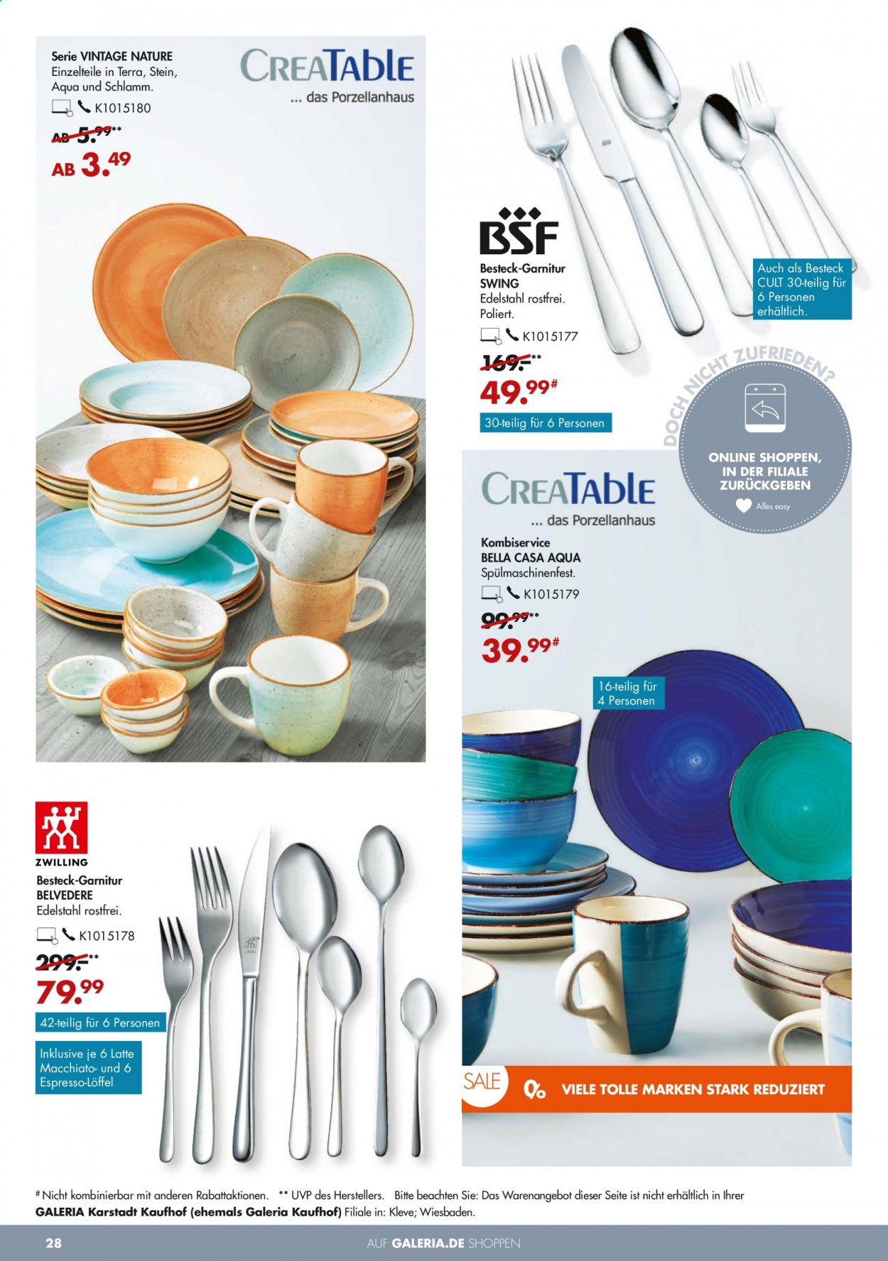 GALERIA Karstadt Kaufhof Prospekte  - 27.01.2021 - 2.02.2021. Seite 28
