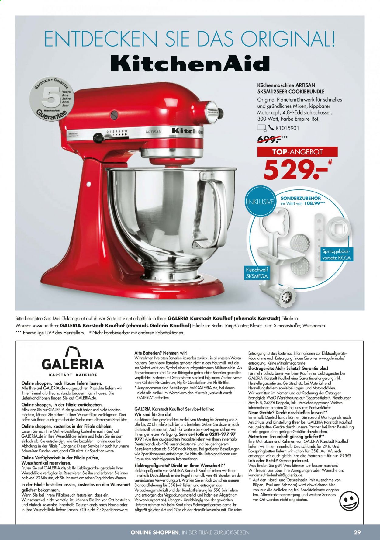 GALERIA Karstadt Kaufhof Prospekte  - 27.01.2021 - 2.02.2021. Seite 29