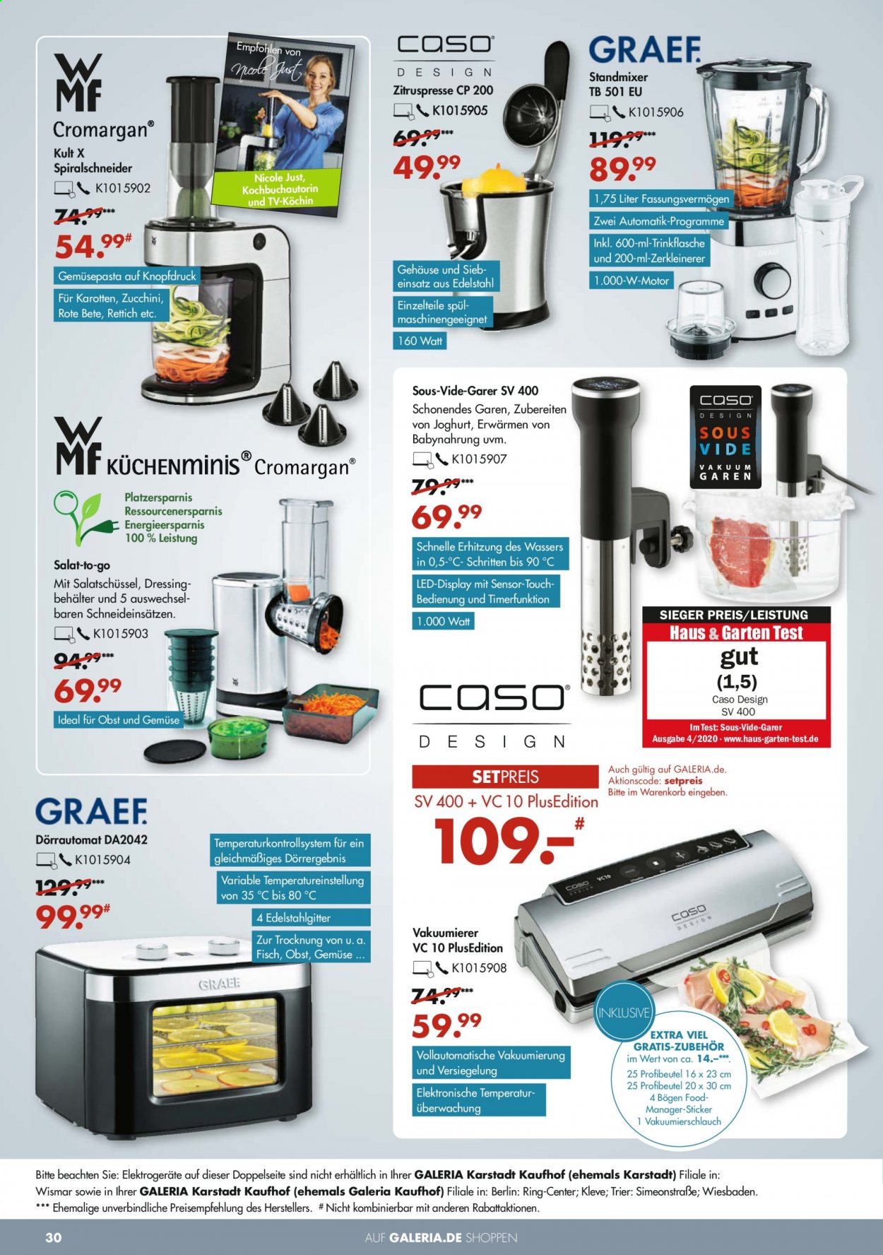 GALERIA Karstadt Kaufhof Prospekte  - 27.01.2021 - 2.02.2021. Seite 30
