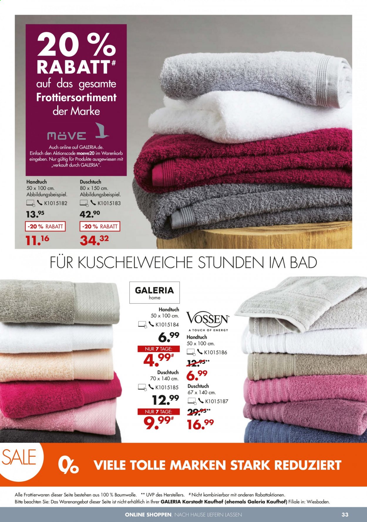GALERIA Karstadt Kaufhof Prospekte  - 27.01.2021 - 2.02.2021. Seite 33
