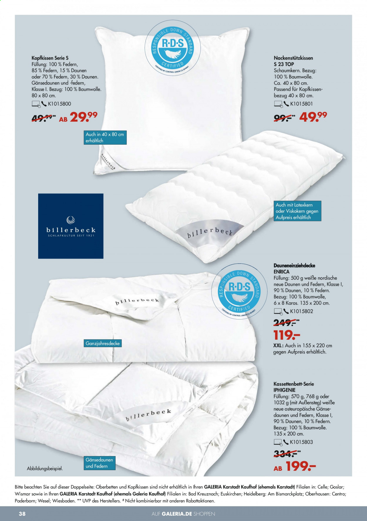GALERIA Karstadt Kaufhof Prospekte  - 27.01.2021 - 2.02.2021. Seite 38