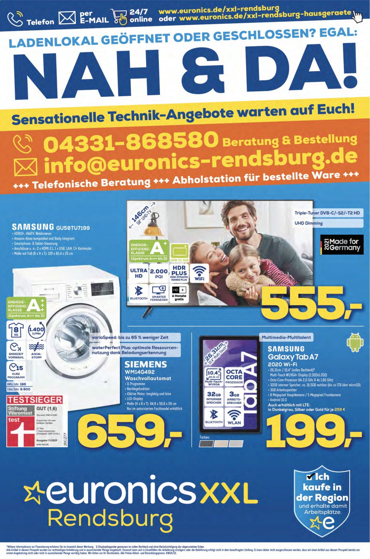 Euronics Prospekte  - 27.01.2021 - 3.02.2021. Seite 1