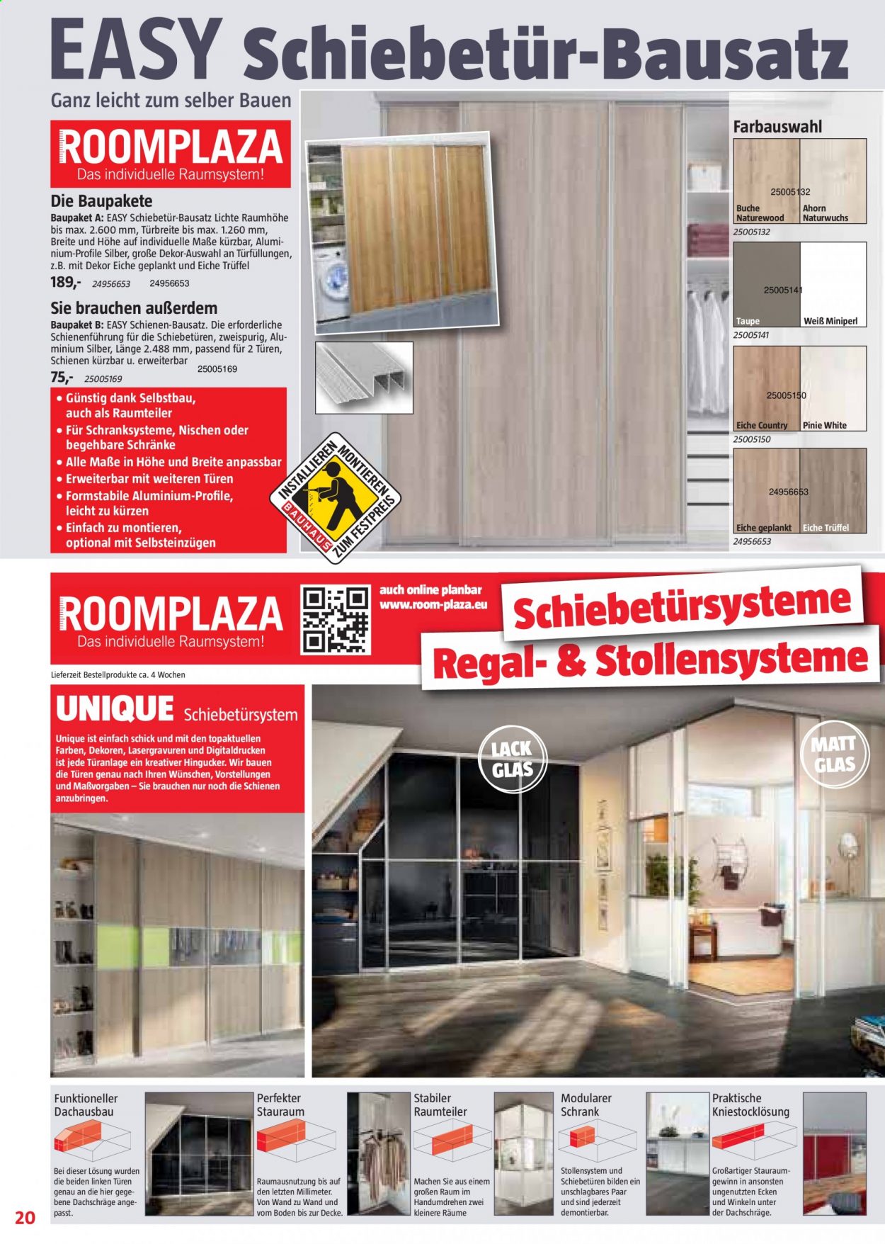 thumbnail - Prospekte Bauhaus - 29.01.2021 - 27.02.2021 - Produkte in Aktion - Regal, Schrank. Seite 20.