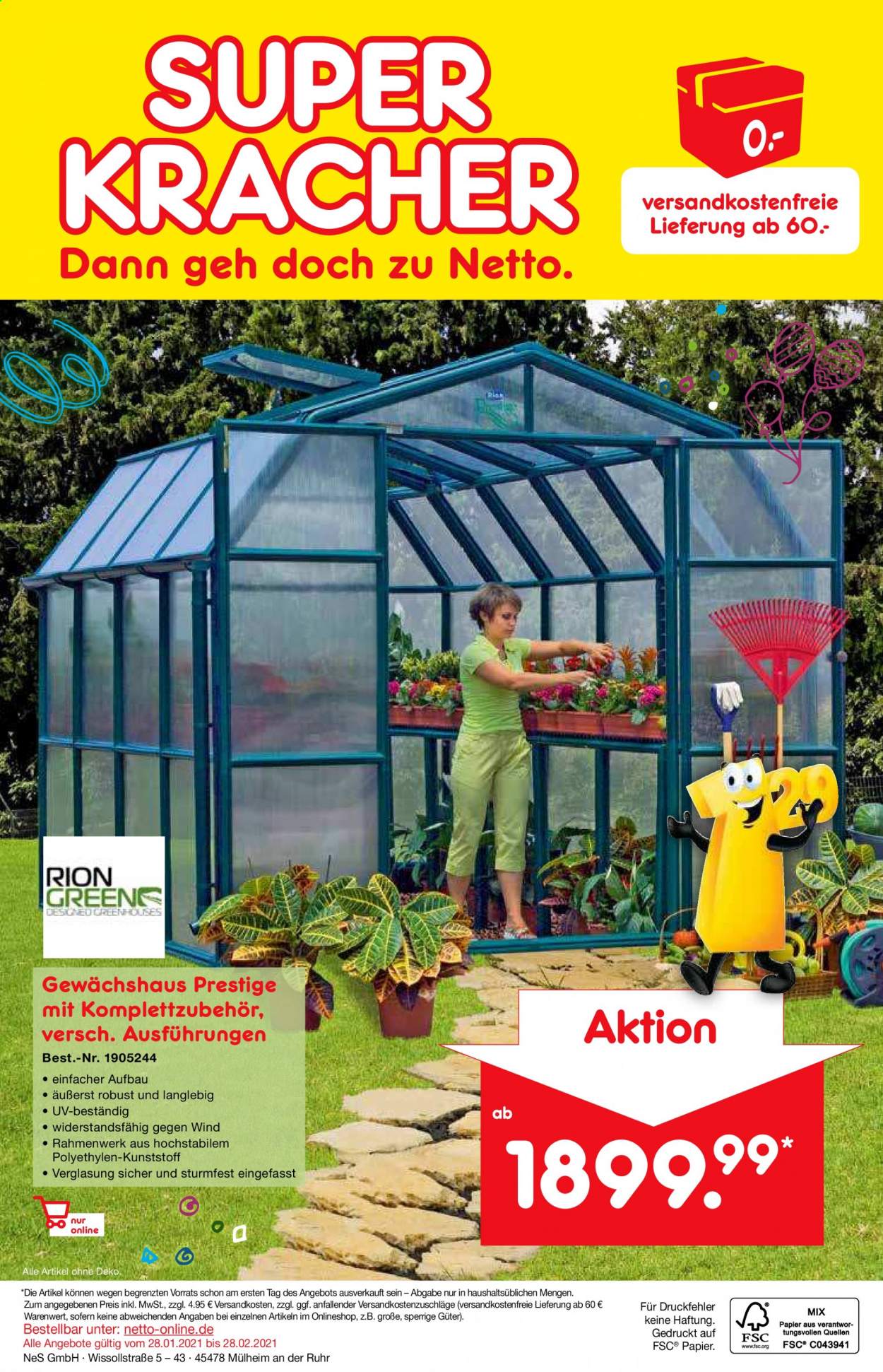 Netto Marken-Discount Prospekte  - 28.01.2021 - 28.02.2021. Seite 40