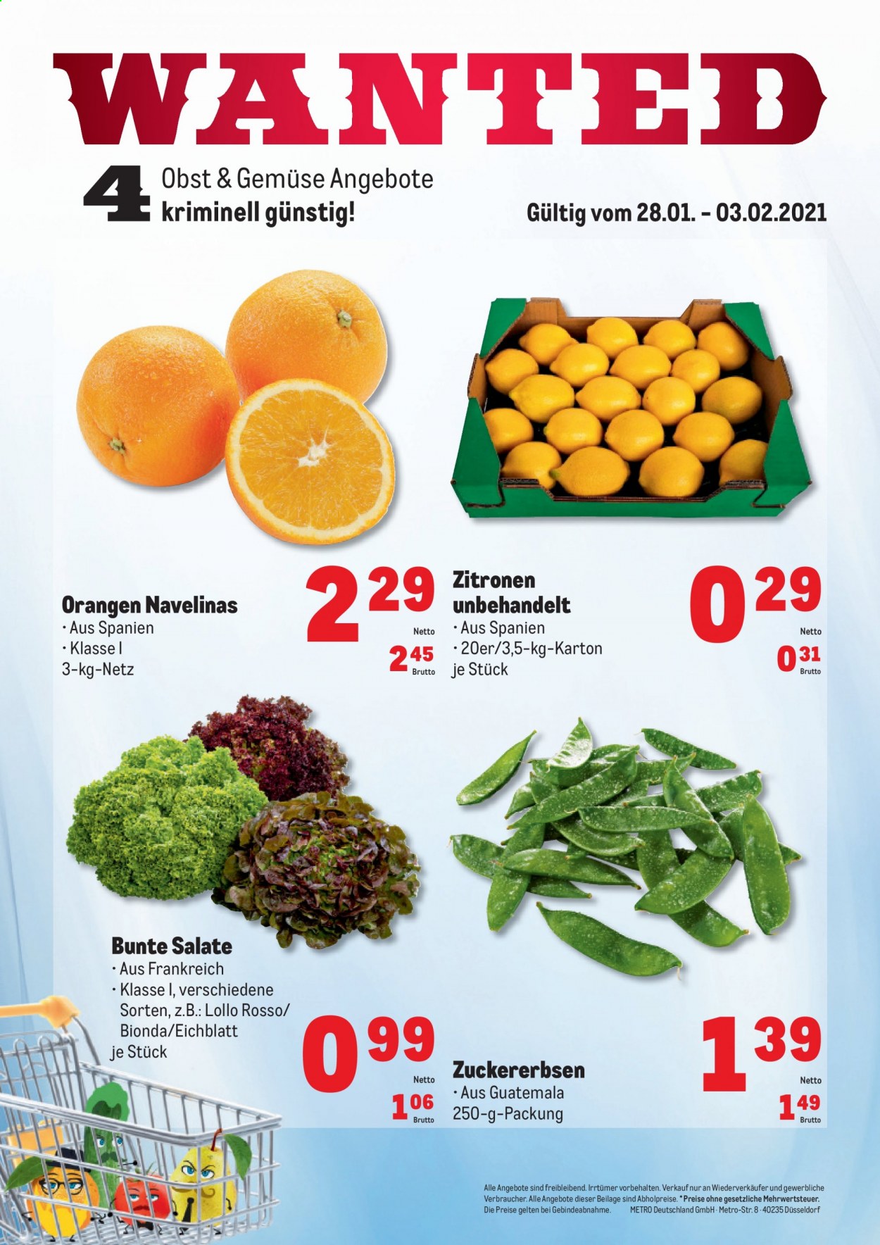Metro Prospekte  - 28.01.2021 - 3.02.2021. Seite 1