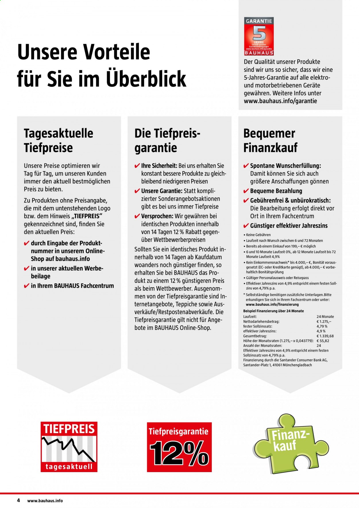 Bauhaus Prospekte  - 30.01.2021 - 31.12.2021. Seite 4