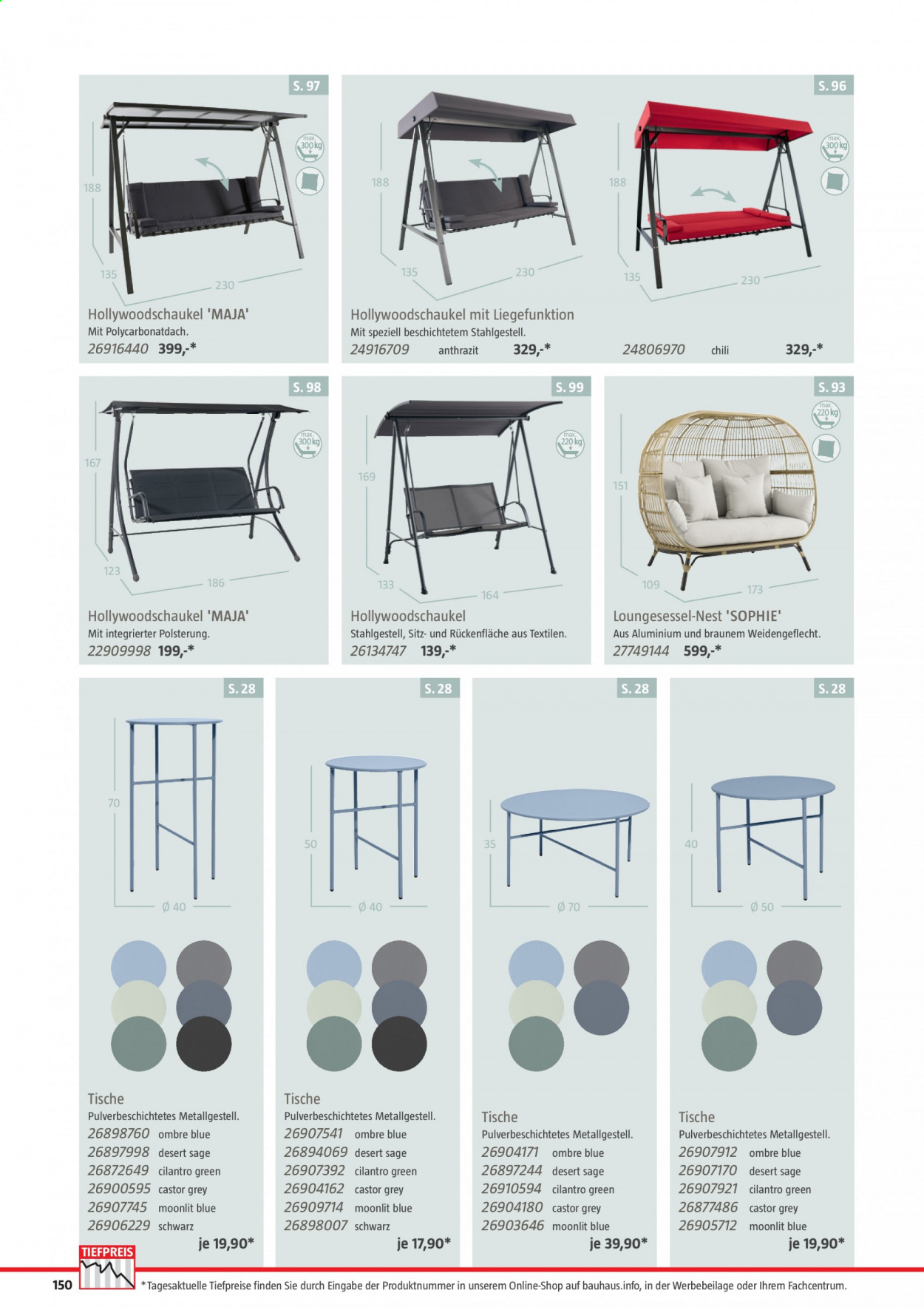 Bauhaus Prospekte  - 30.01.2021 - 30.06.2021. Seite 150