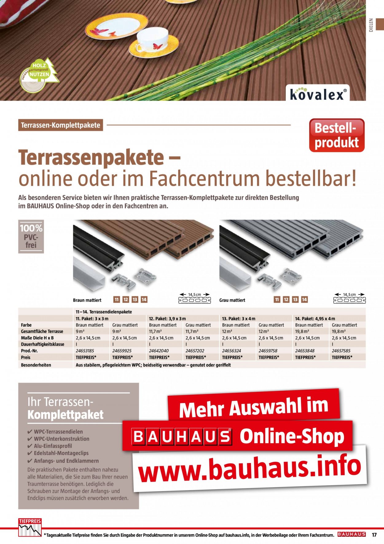 Bauhaus Prospekte  - 30.01.2021 - 30.06.2021. Seite 17