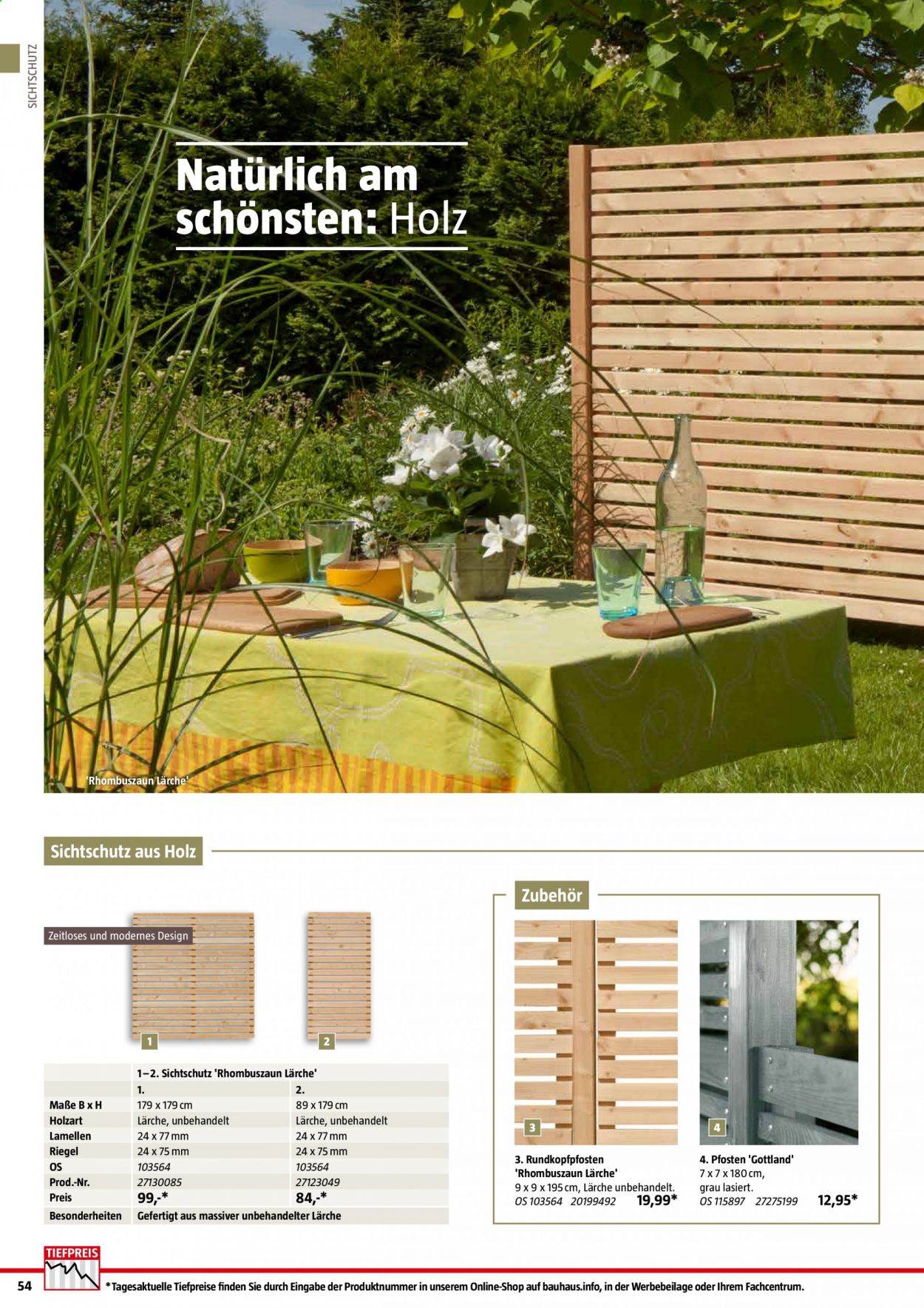 Bauhaus Prospekte  - 30.01.2021 - 30.06.2021. Seite 54