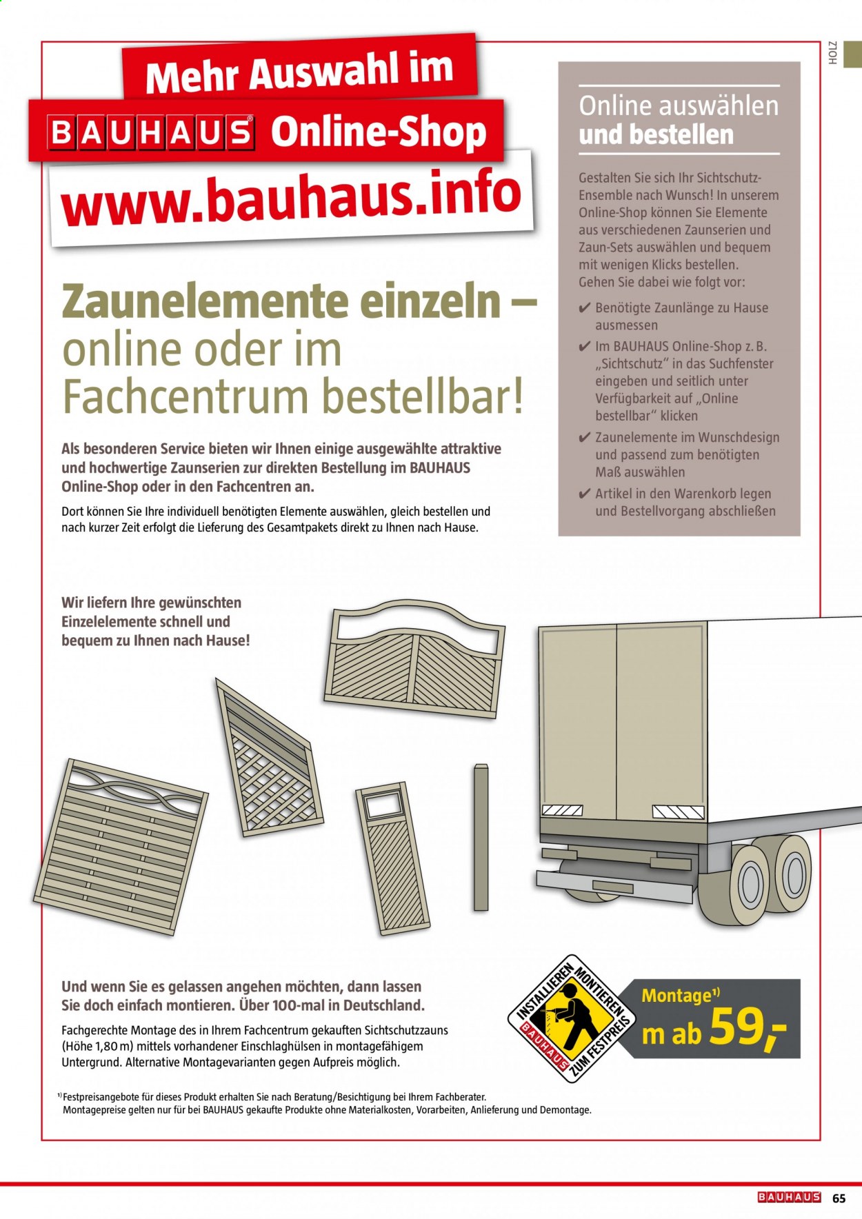 Bauhaus Prospekte  - 30.01.2021 - 30.06.2021. Seite 65