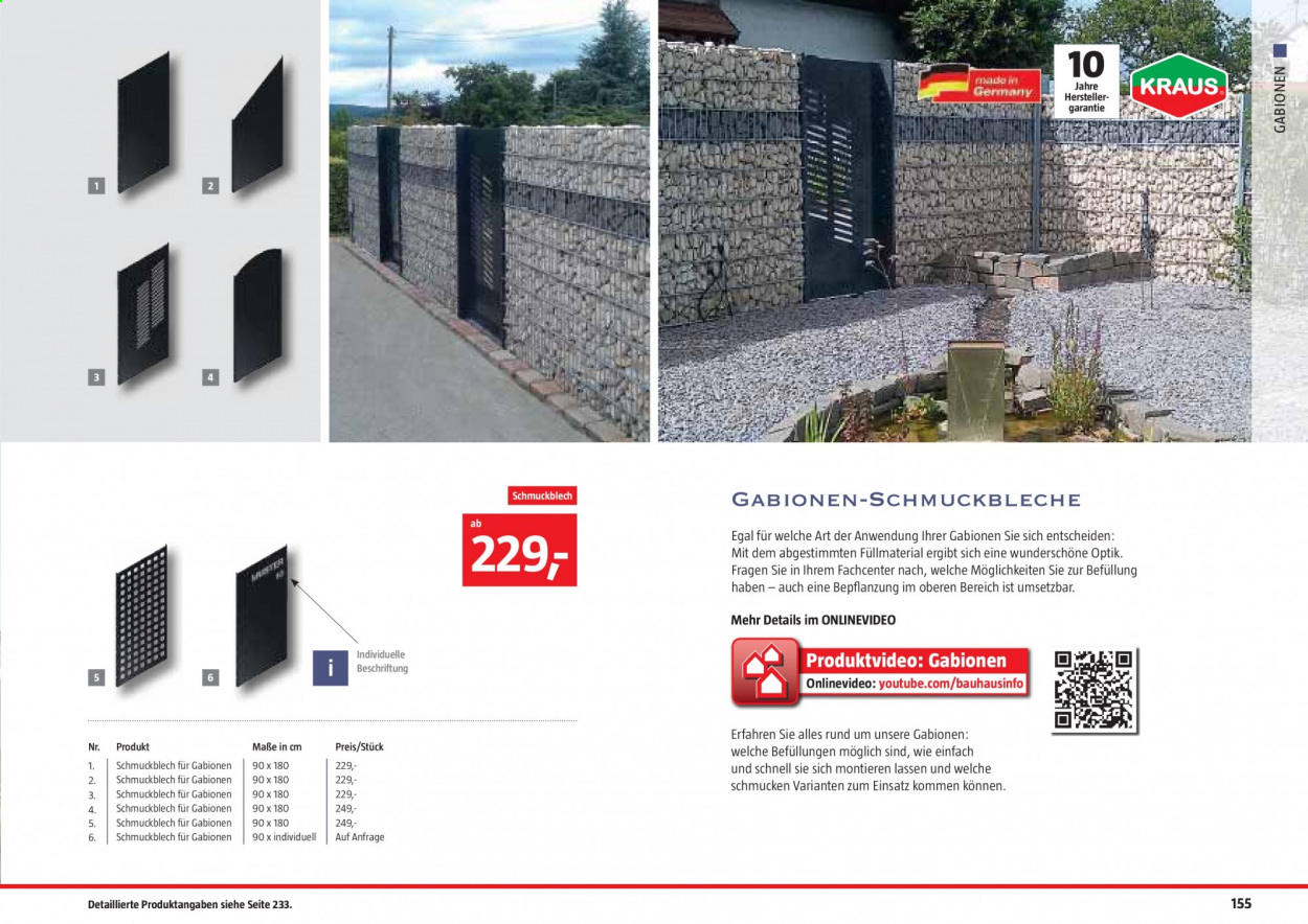 Bauhaus Prospekte  - 30.01.2021 - 30.06.2021. Seite 155