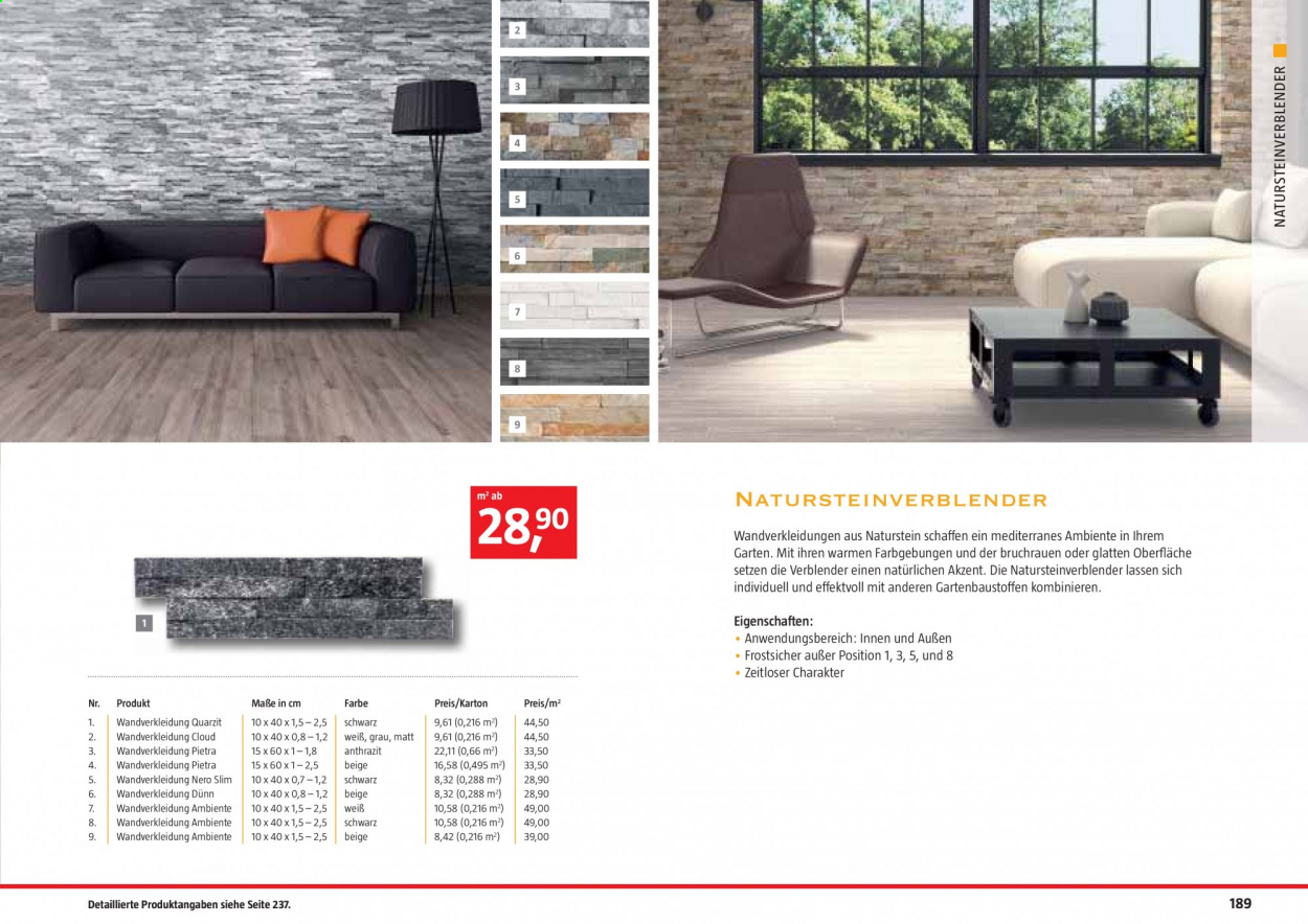 Bauhaus Prospekte  - 30.01.2021 - 30.06.2021. Seite 189