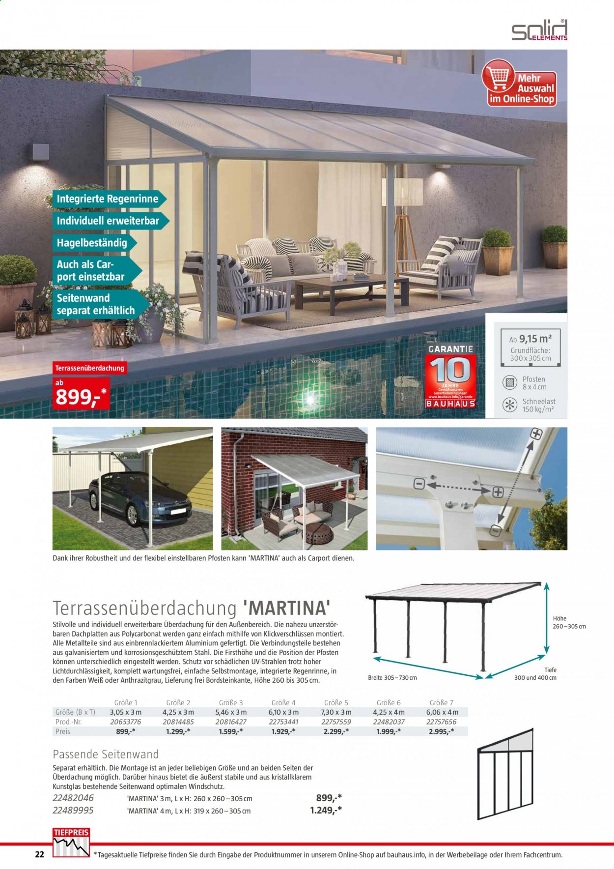 Bauhaus Prospekte  - 30.01.2021 - 31.12.2021. Seite 22