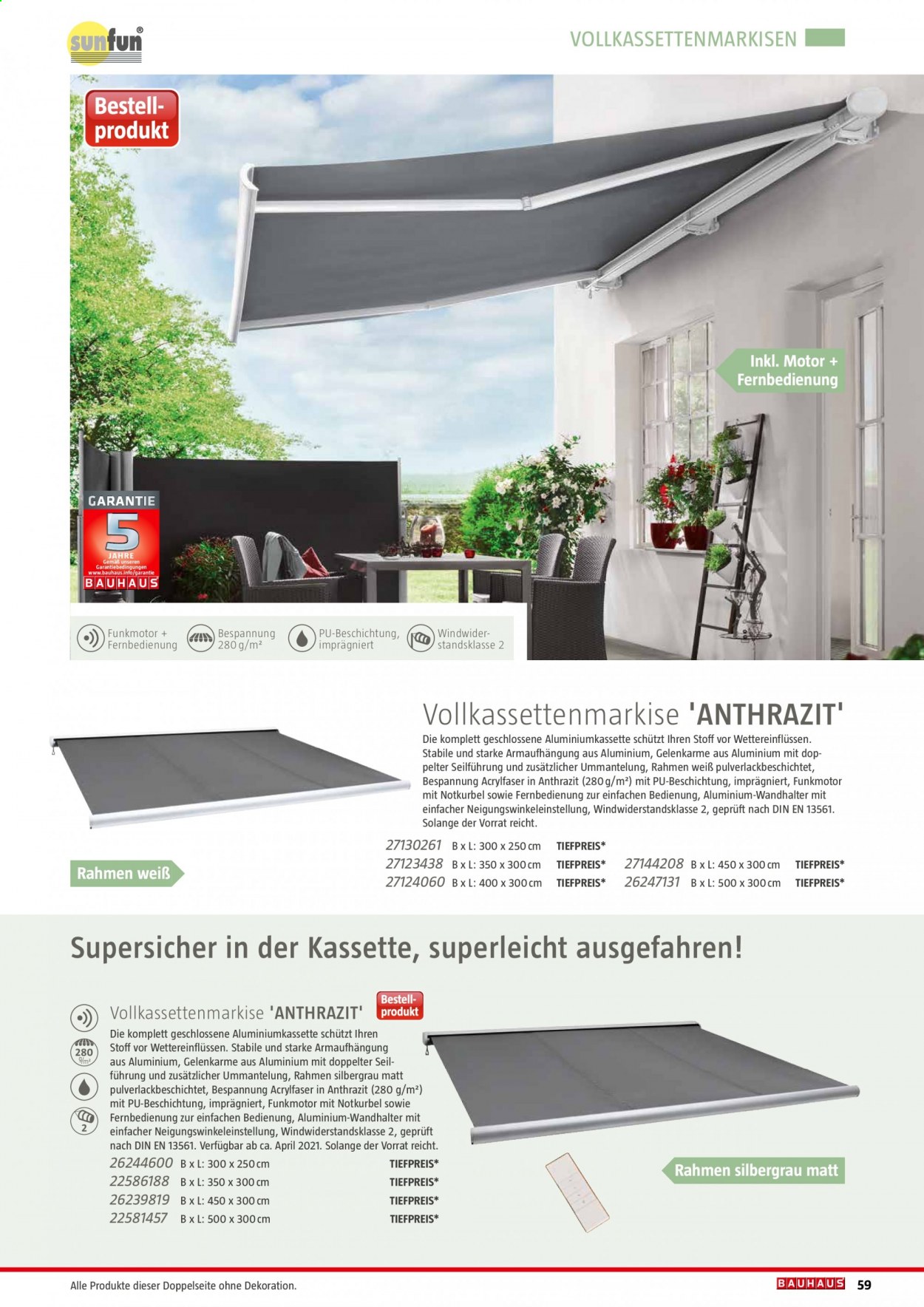 Bauhaus Prospekte  - 30.01.2021 - 31.12.2021. Seite 59