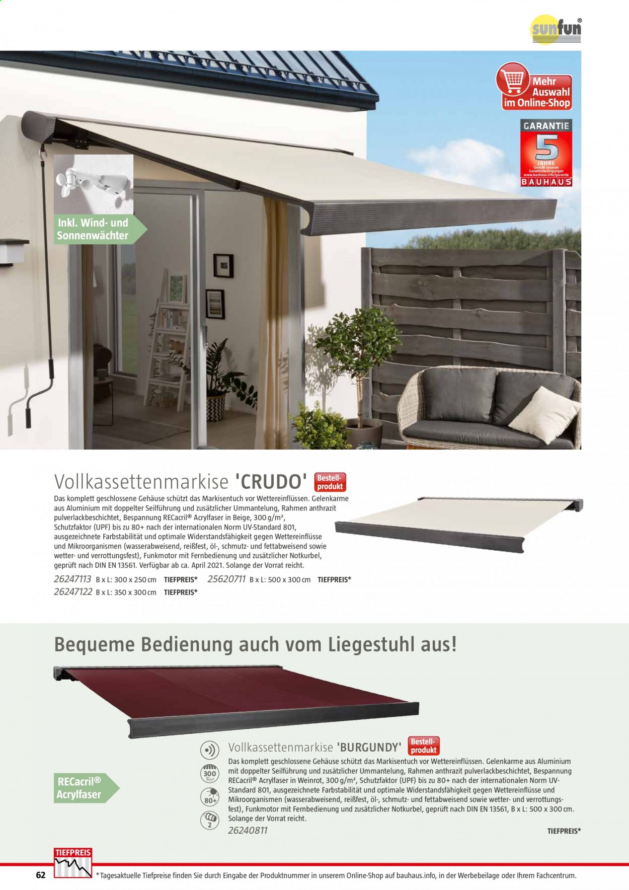 Bauhaus Prospekte  - 30.01.2021 - 31.12.2021. Seite 62
