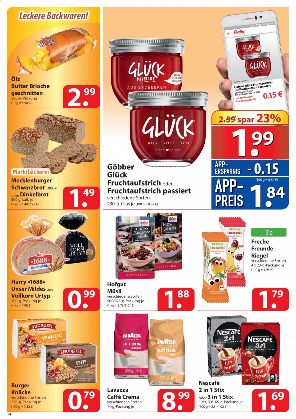 famila Prospekte  - 1.02.2021 - 6.02.2021. Seite 14