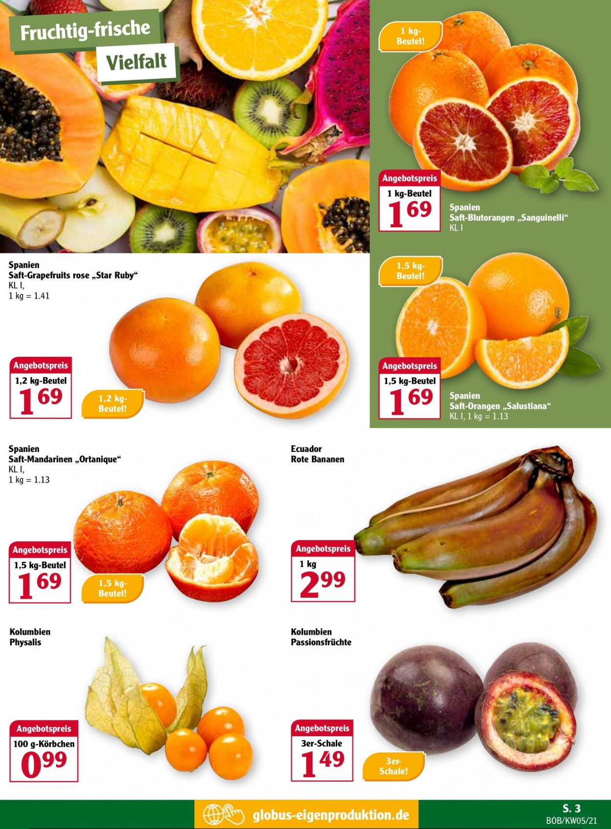 Globus Prospekte  - 1.02.2021 - 6.02.2021. Seite 3