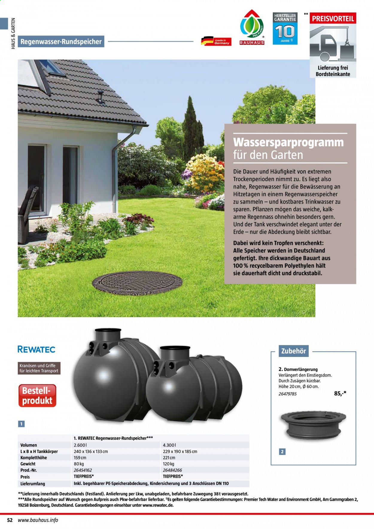 Bauhaus Prospekte  - 30.01.2021 - 30.06.2021. Seite 52