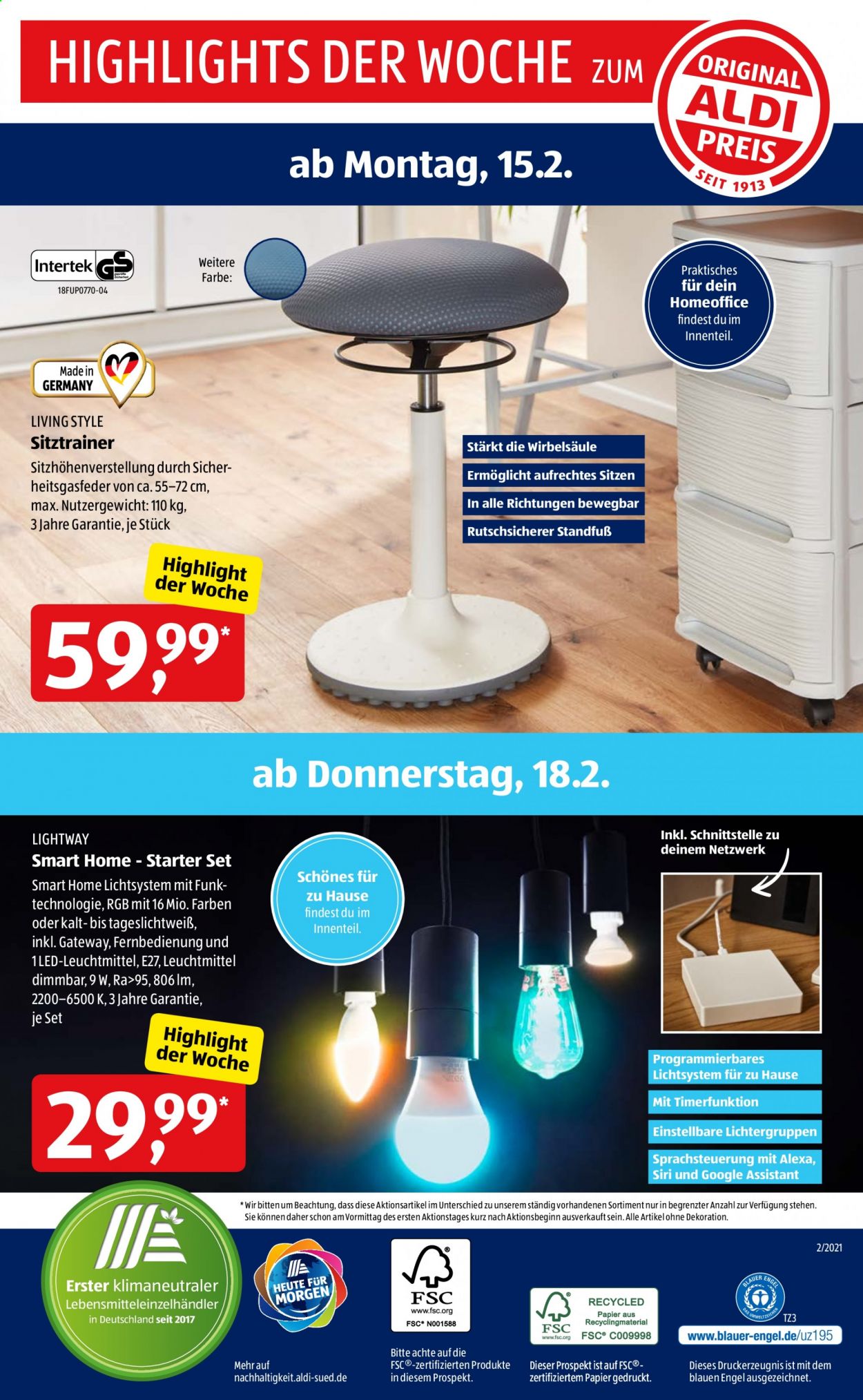 ALDI SÜD Prospekte  - 15.02.2021 - 20.02.2021. Seite 33