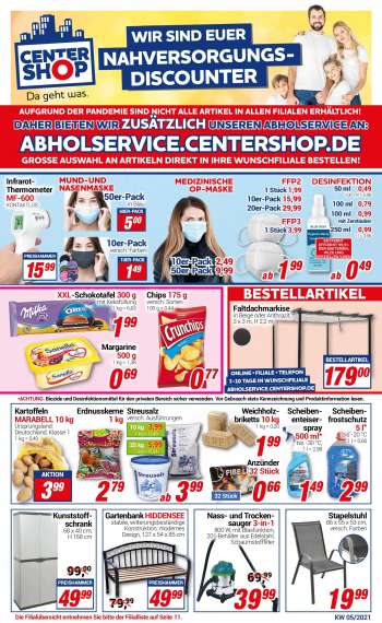 Prospekte CENTERSHOP - 1.2.2021 - 6.2.2021.