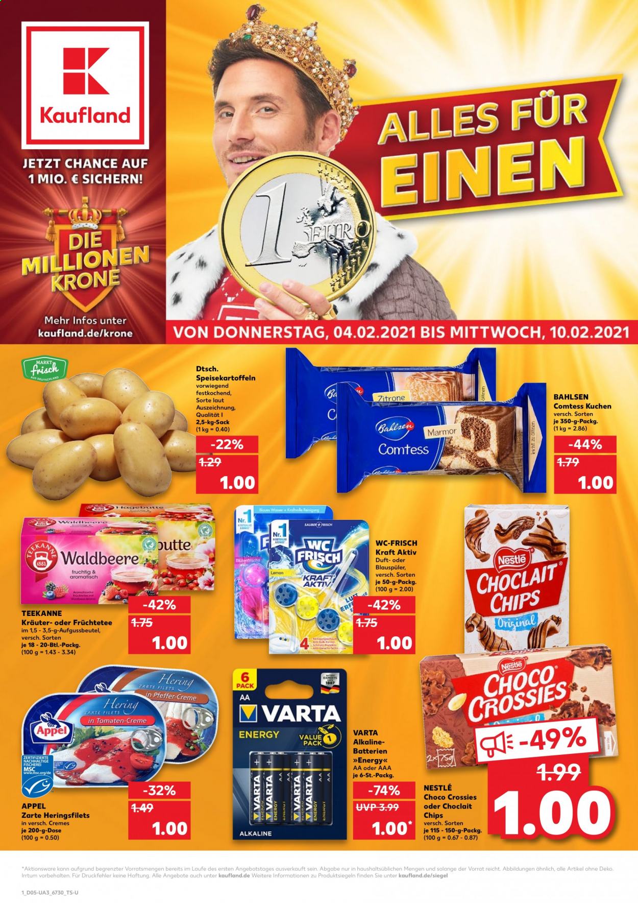 Kaufland Prospekte  - 4.02.2021 - 10.02.2021. Seite 1