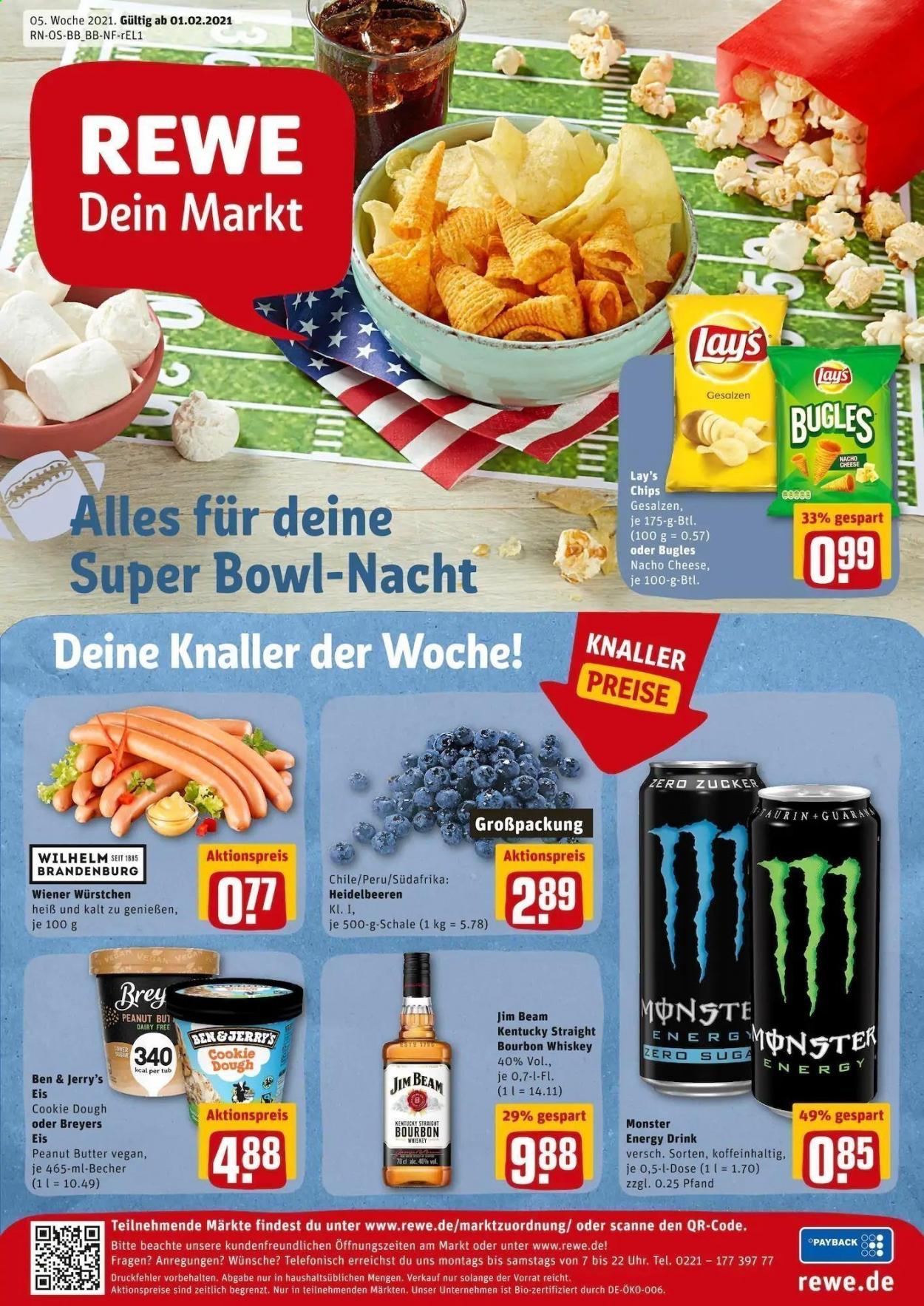 REWE Prospekte  - 1.02.2021 - 6.02.2021. Seite 1