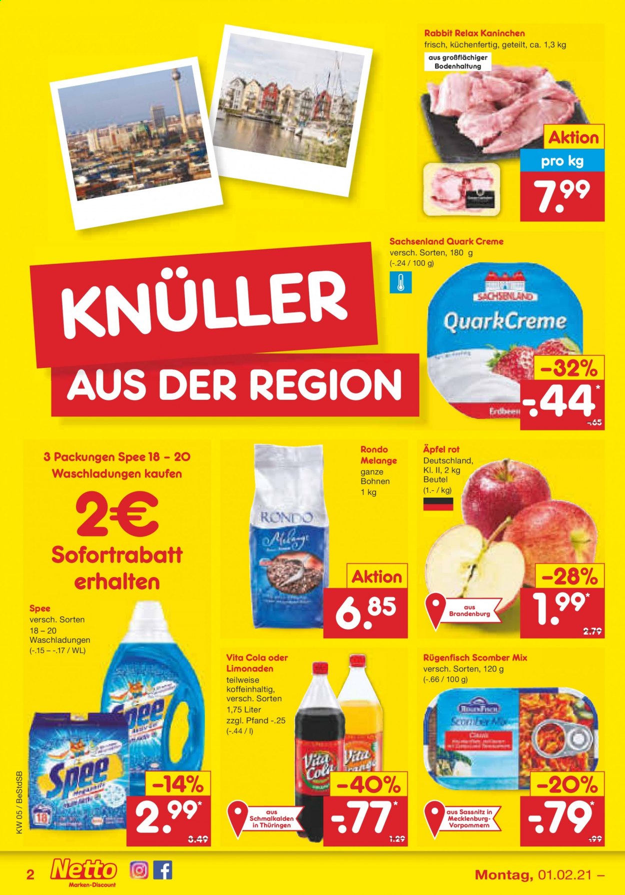 Netto Marken-Discount Prospekte  - 1.02.2021 - 6.02.2021. Seite 2