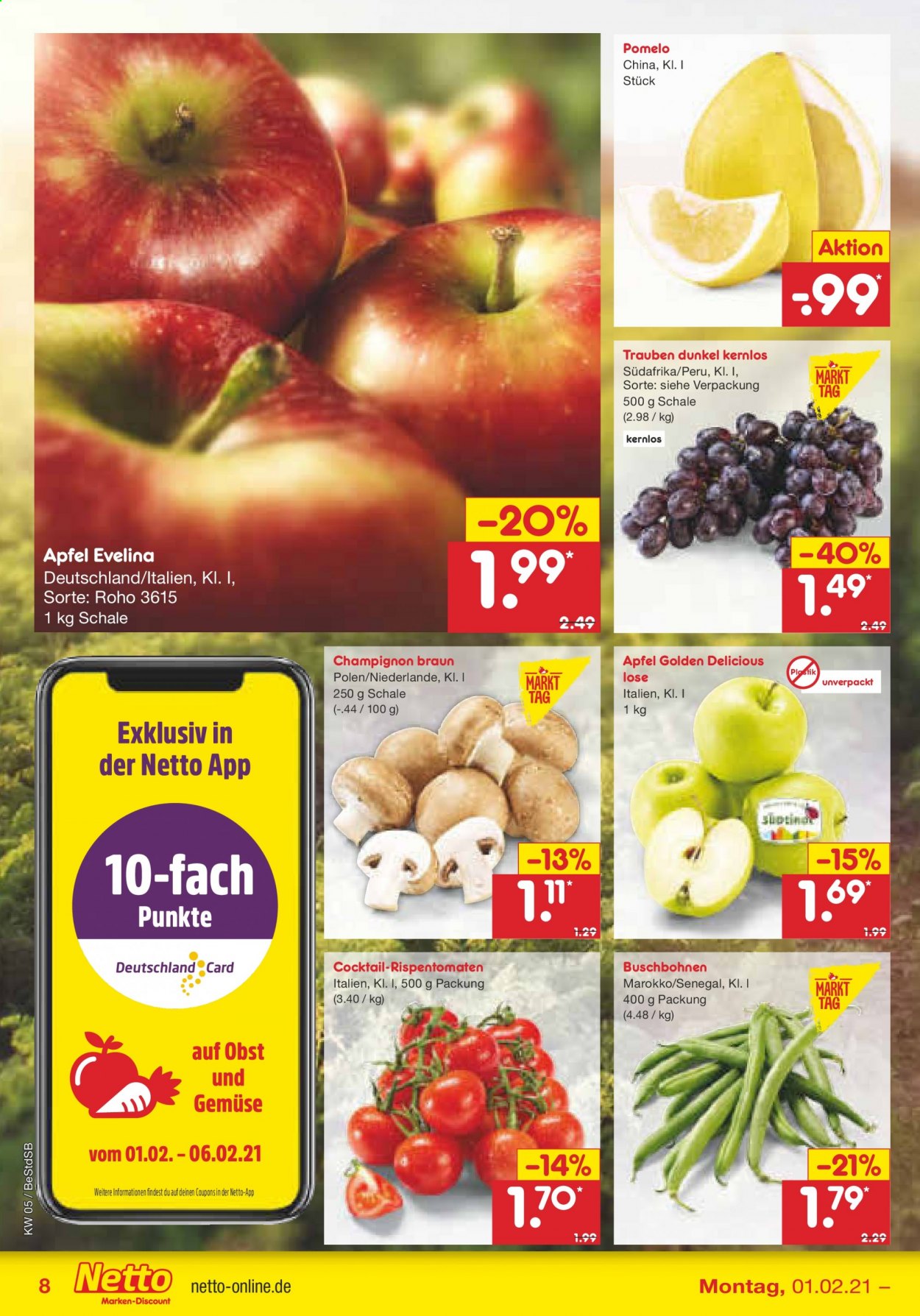 Netto Marken-Discount Prospekte  - 1.02.2021 - 6.02.2021. Seite 8