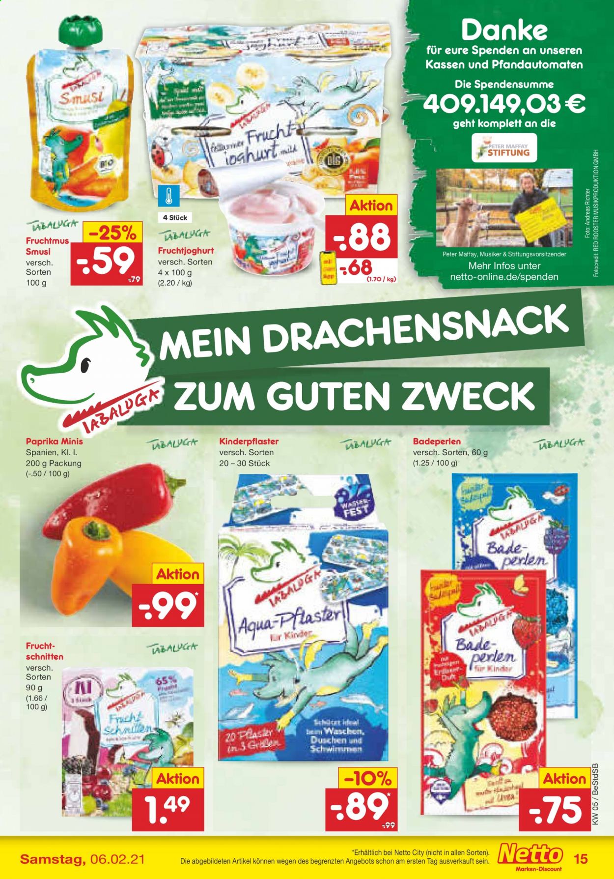 Netto Marken-Discount Prospekte  - 1.02.2021 - 6.02.2021. Seite 15