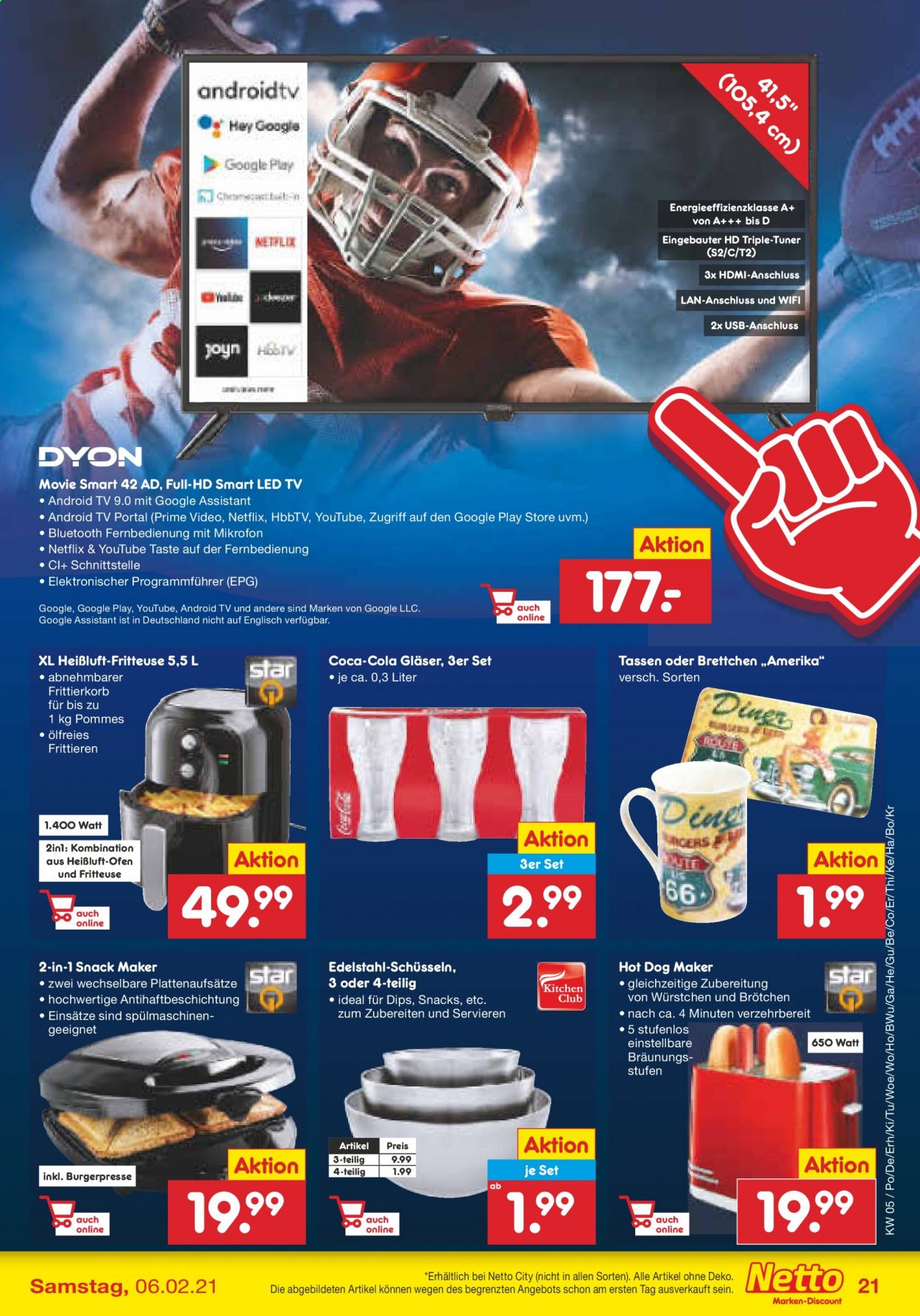Netto Marken-Discount Prospekte  - 1.02.2021 - 6.02.2021. Seite 21