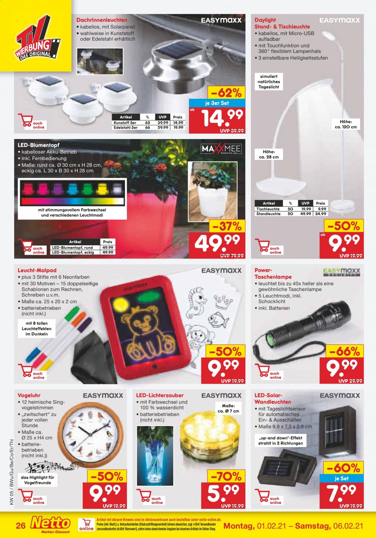 Netto Marken-Discount Prospekte  - 1.02.2021 - 6.02.2021. Seite 26