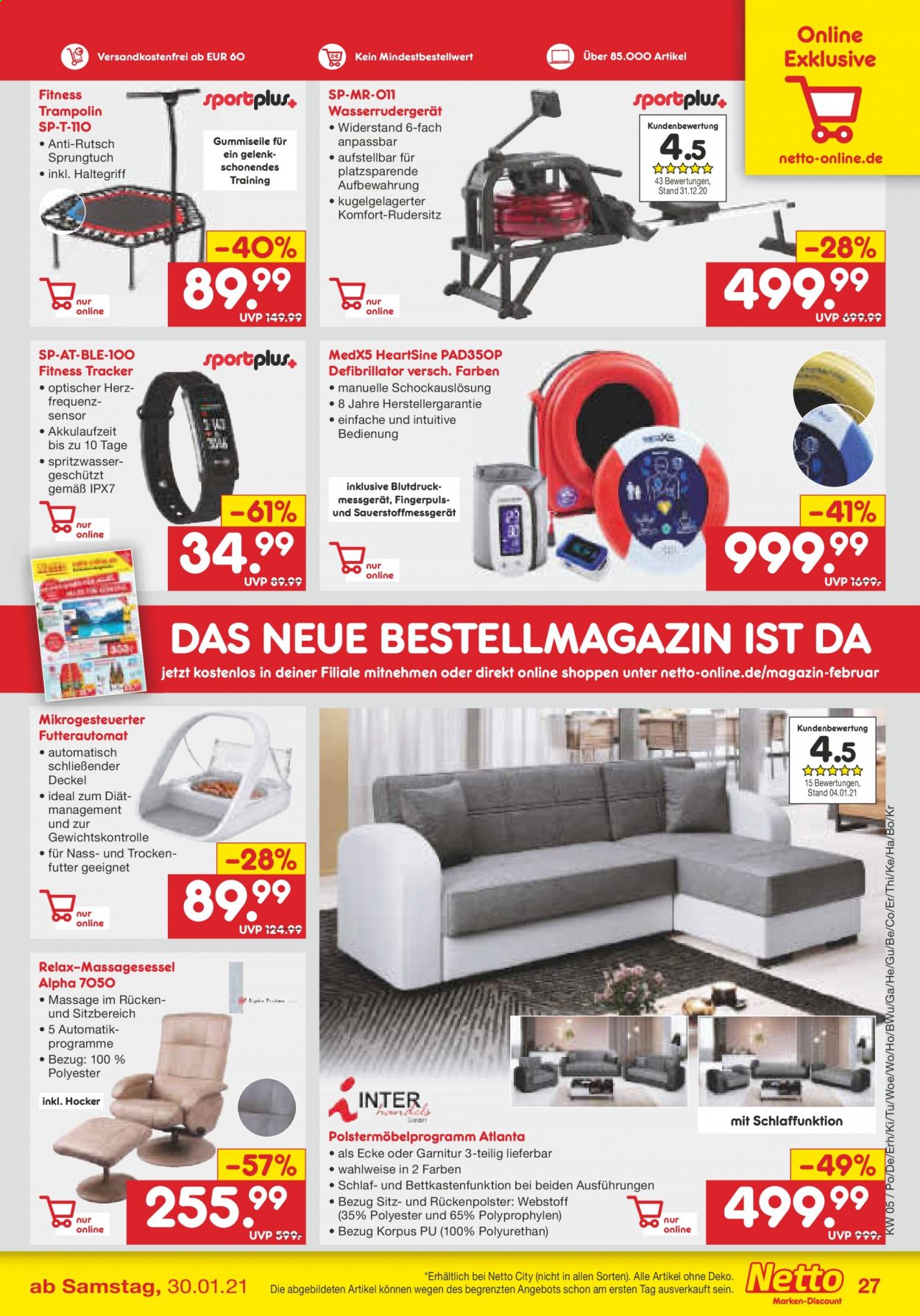 Netto Marken-Discount Prospekte  - 1.02.2021 - 6.02.2021. Seite 27