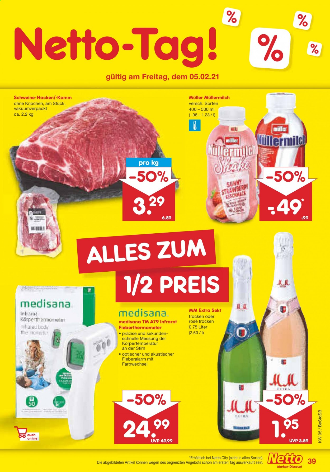 Netto Marken-Discount Prospekte  - 1.02.2021 - 6.02.2021. Seite 39