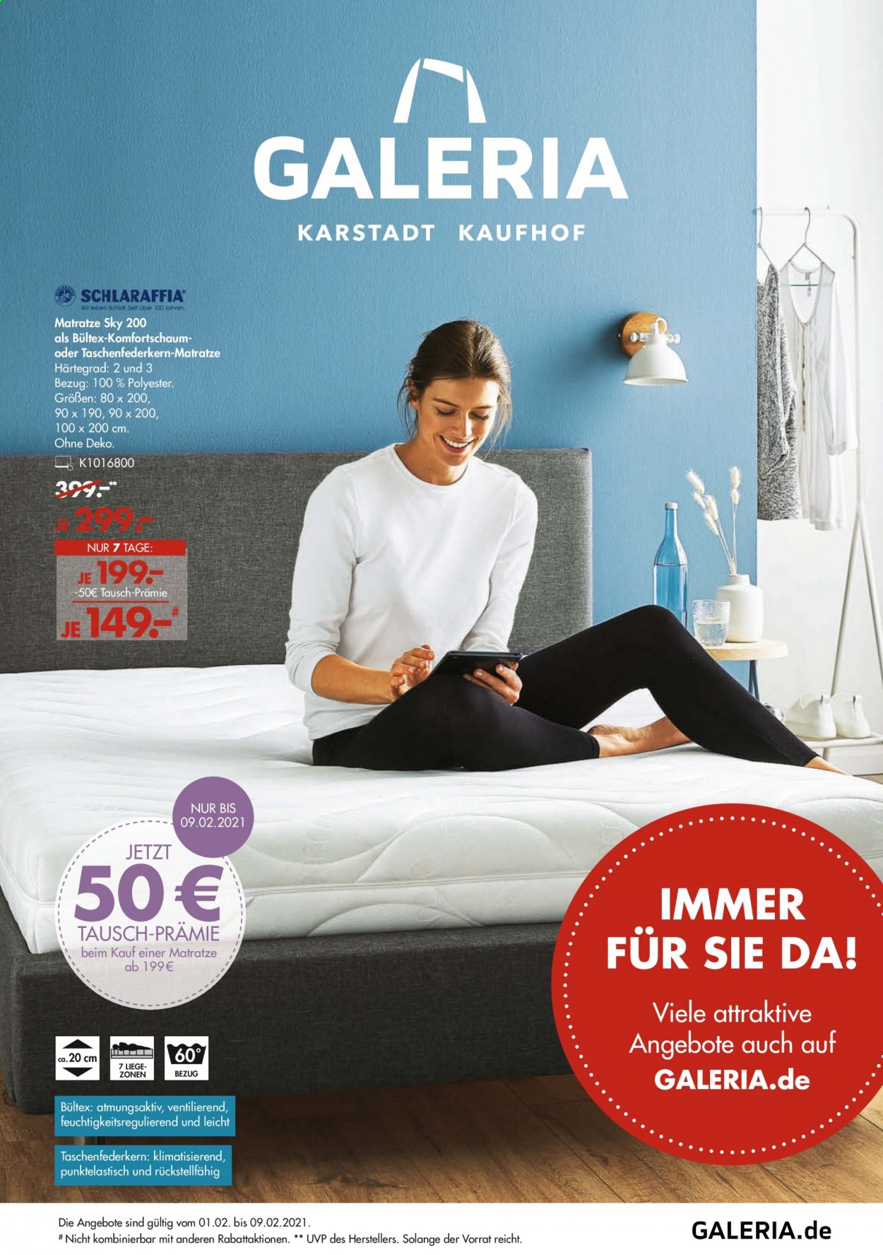GALERIA Karstadt Kaufhof Prospekte  - 1.02.2021 - 9.02.2021. Seite 1