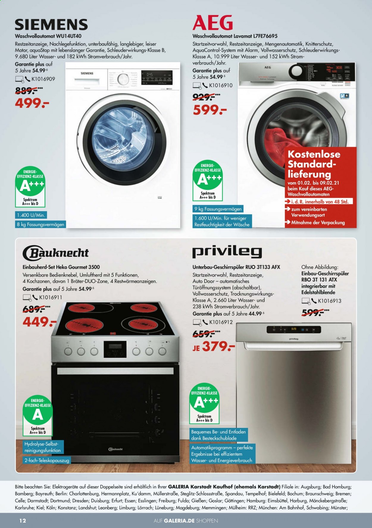 GALERIA Karstadt Kaufhof Prospekte  - 1.02.2021 - 9.02.2021. Seite 12