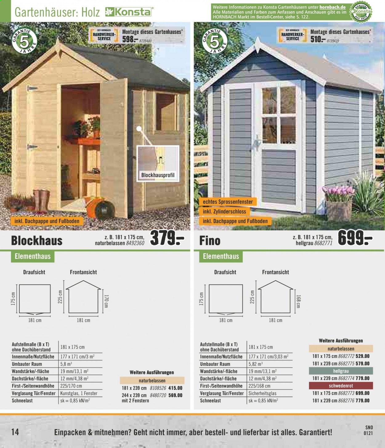 Hornbach Prospekte  - 1.02.2021 - 1.03.2021. Seite 14