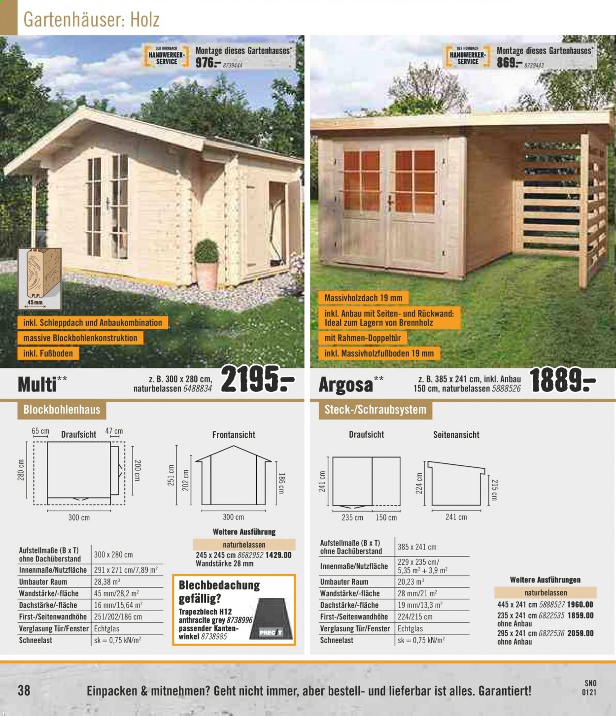 Hornbach Prospekte  - 1.02.2021 - 1.03.2021. Seite 38