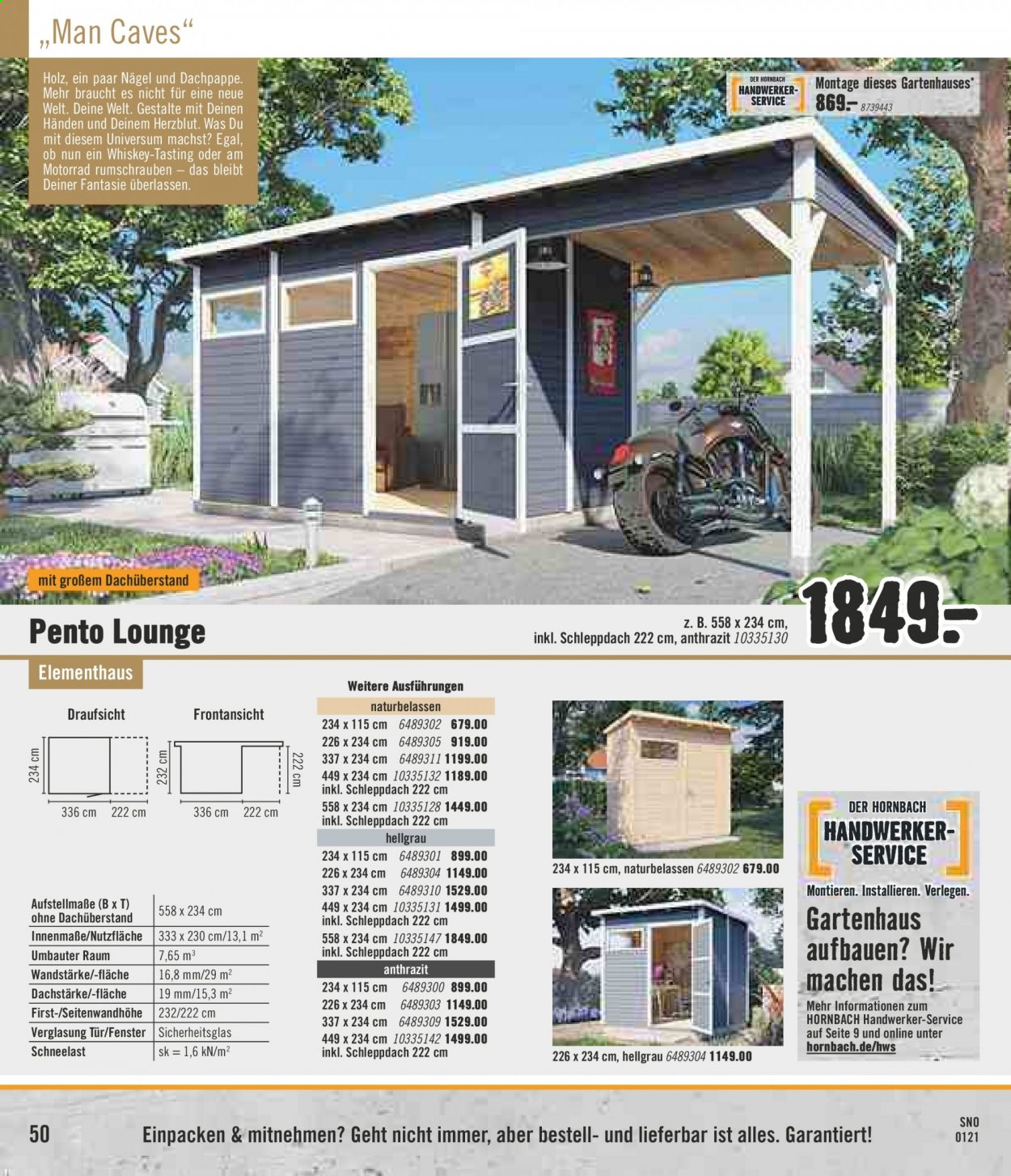 Hornbach Prospekte  - 1.02.2021 - 1.03.2021. Seite 50