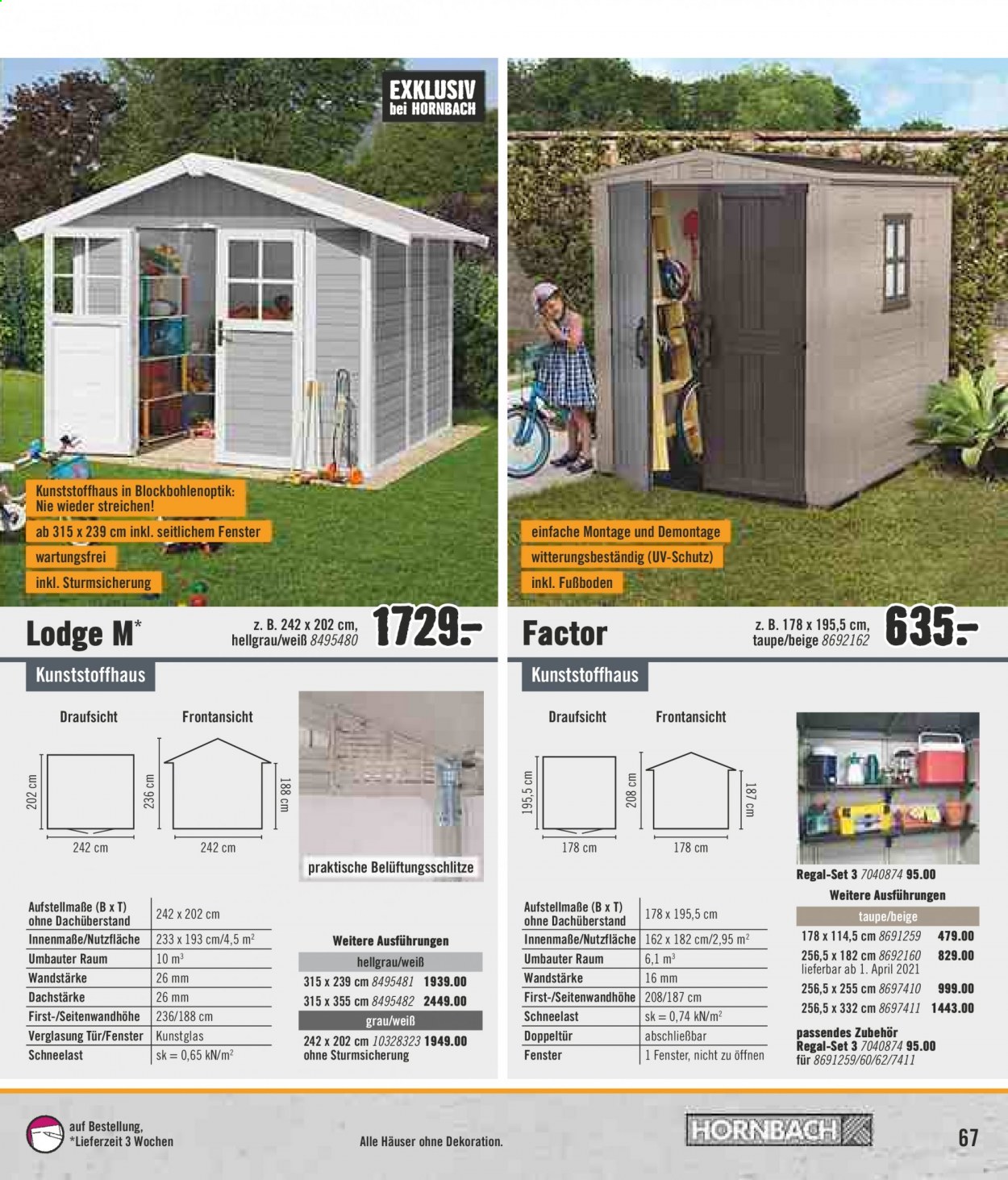 Hornbach Prospekte  - 1.02.2021 - 1.03.2021. Seite 67