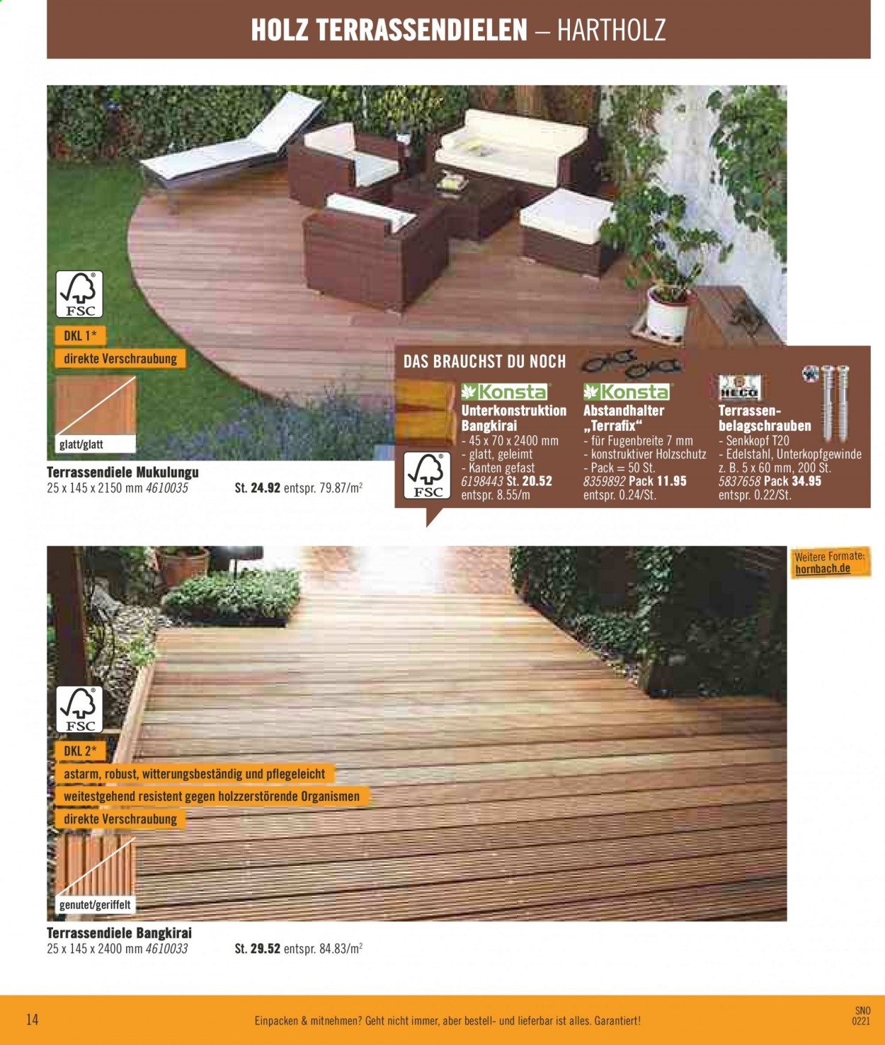 Hornbach Prospekte  - 2.02.2021 - 1.03.2021. Seite 14