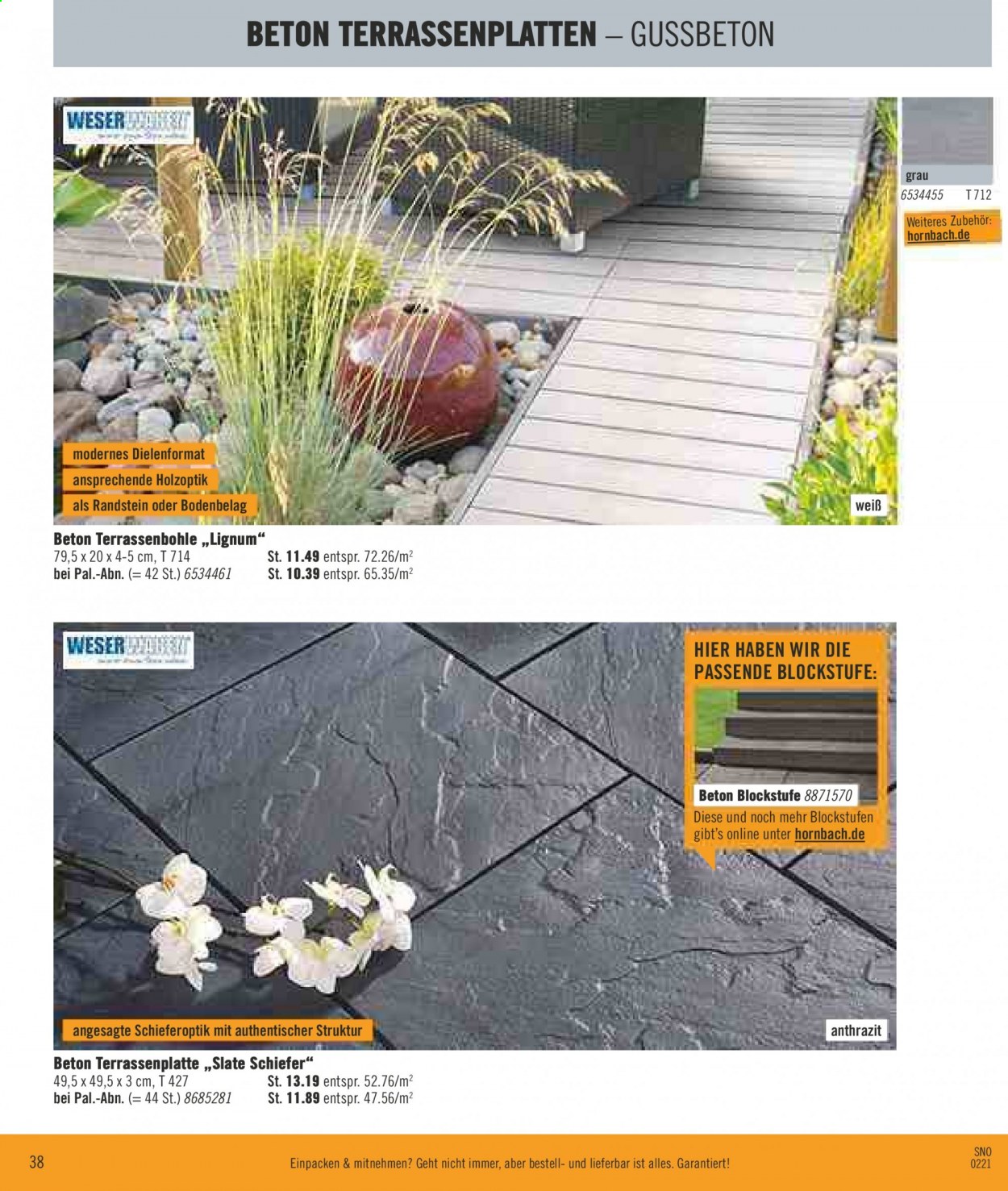 Hornbach Prospekte  - 2.02.2021 - 1.03.2021. Seite 38