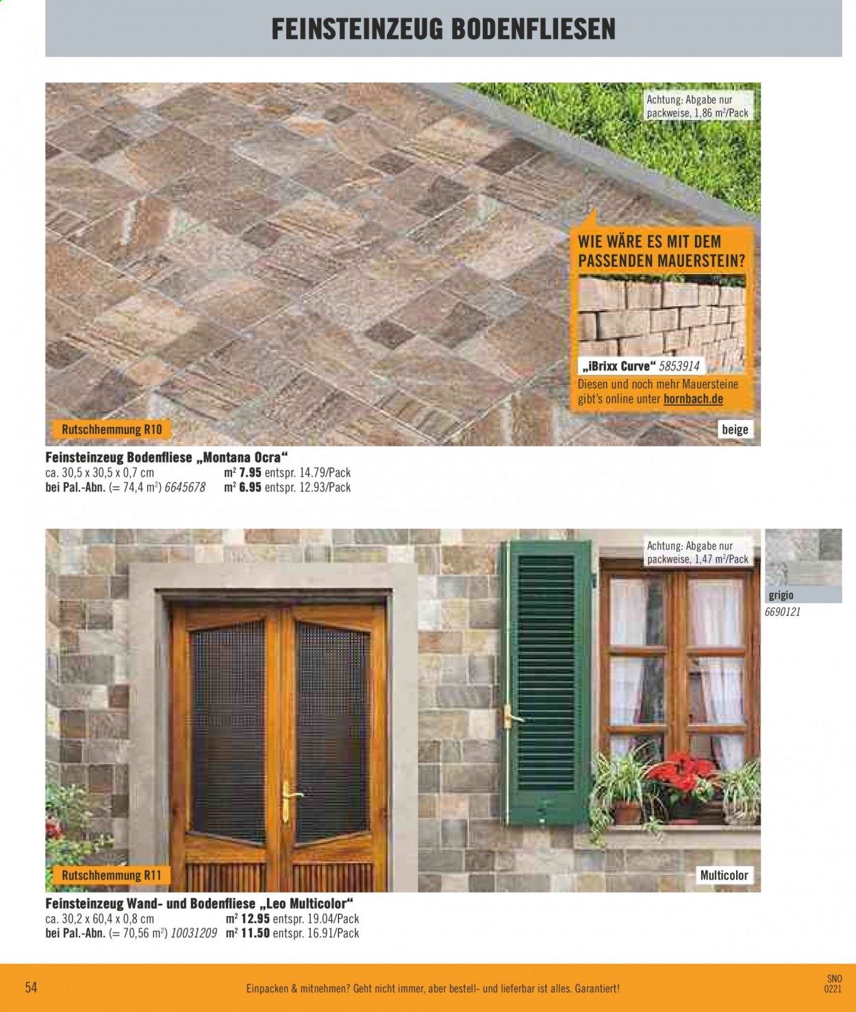 Hornbach Prospekte  - 2.02.2021 - 1.03.2021. Seite 54