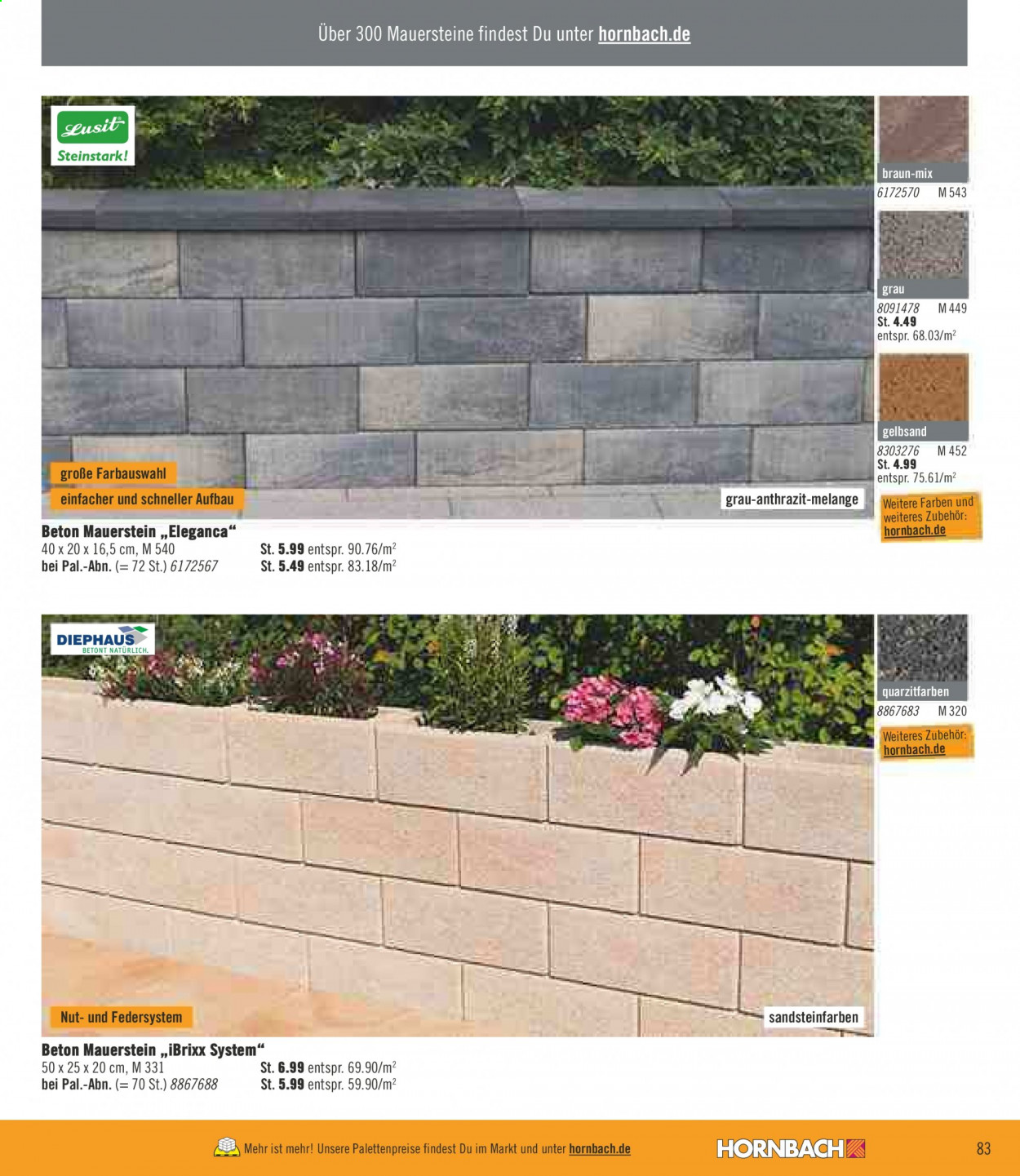 Hornbach Prospekte  - 2.02.2021 - 1.03.2021. Seite 83