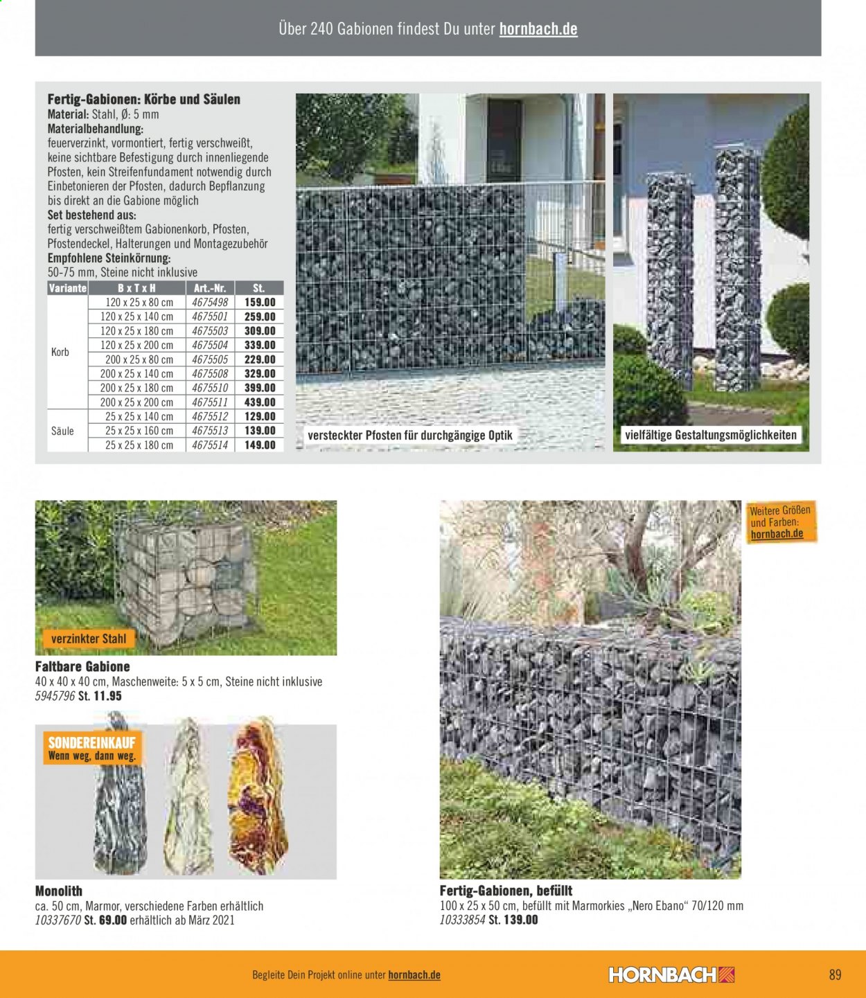 Hornbach Prospekte  - 2.02.2021 - 1.03.2021. Seite 89
