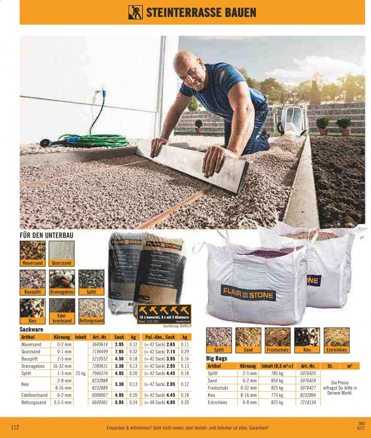 Hornbach Prospekte  - 2.02.2021 - 1.03.2021. Seite 112