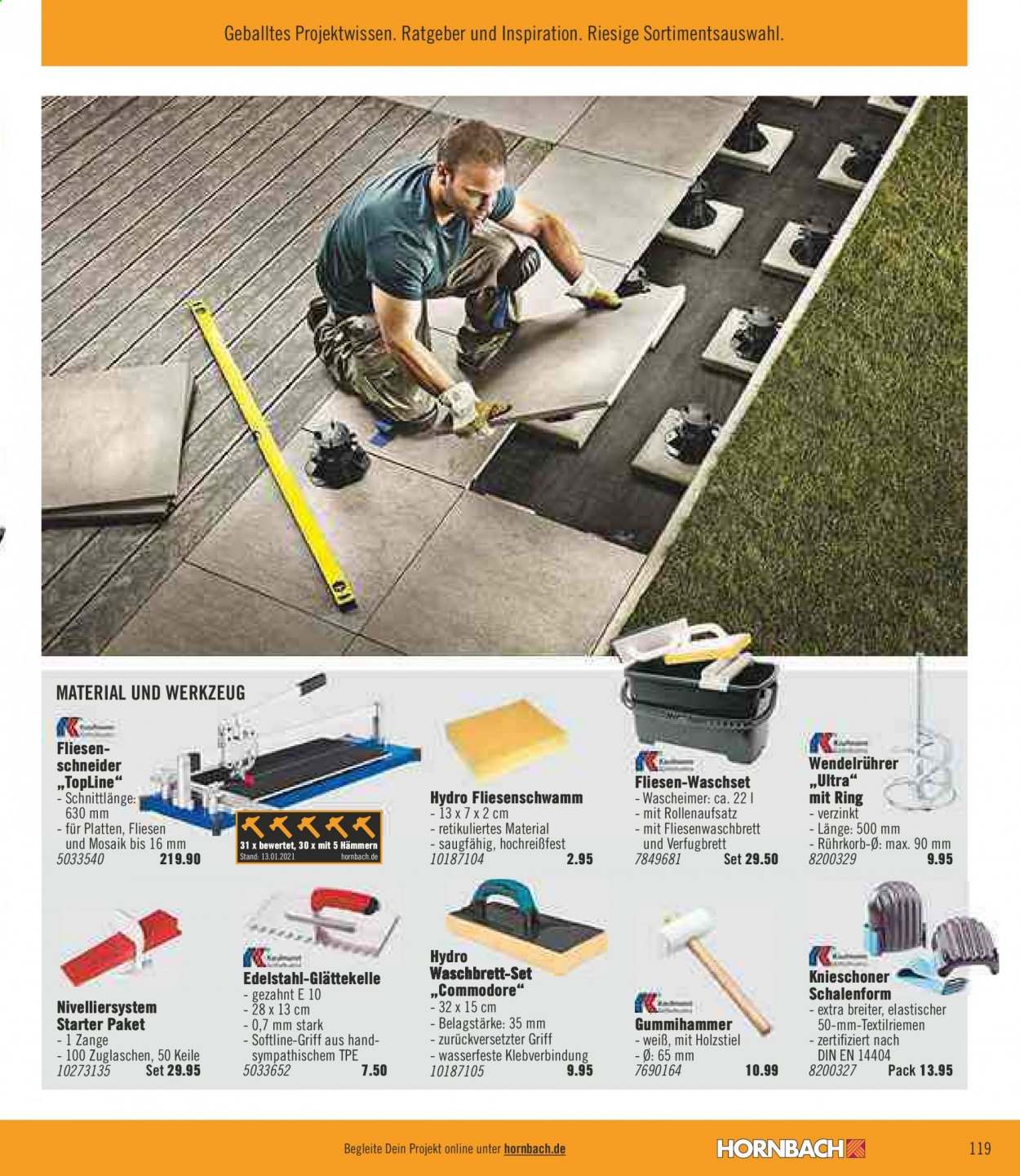 Hornbach Prospekte  - 2.02.2021 - 1.03.2021. Seite 119