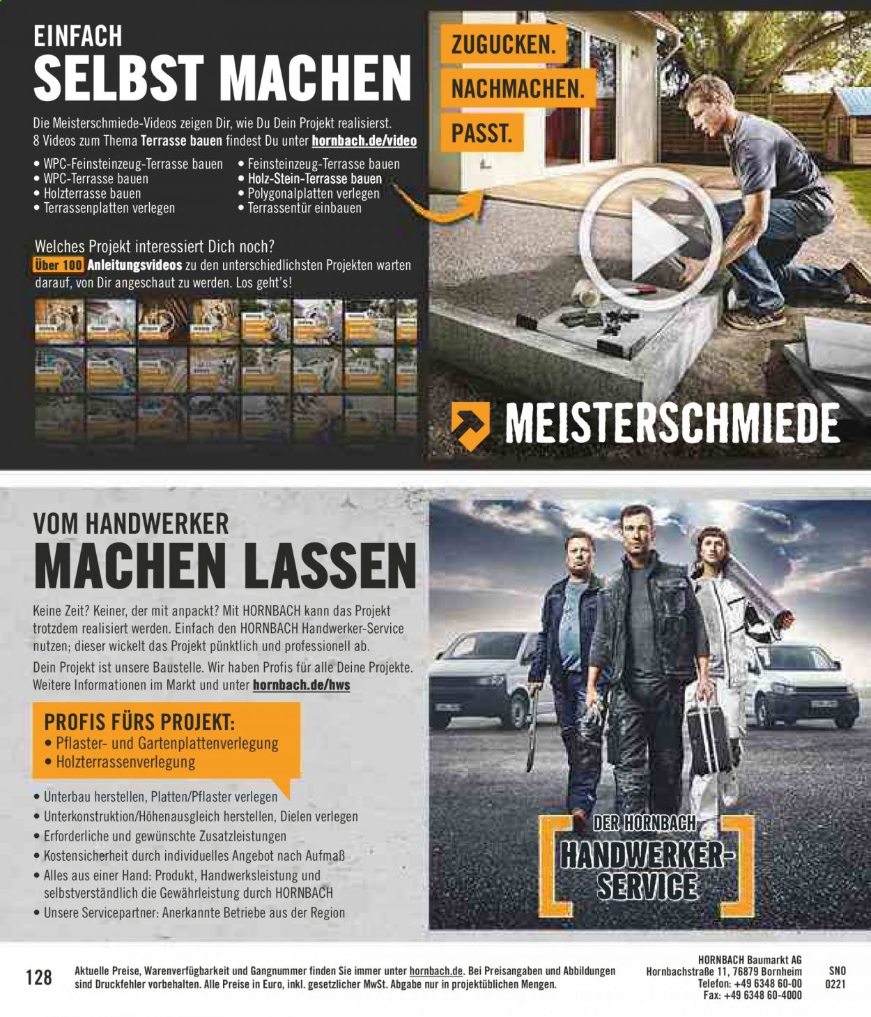 Hornbach Prospekte  - 2.02.2021 - 1.03.2021. Seite 128