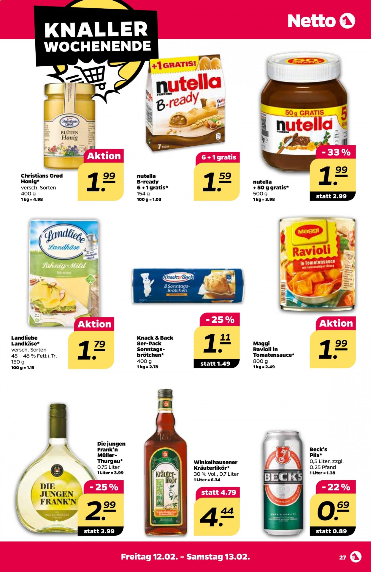 Netto Prospekte  - 8.02.2021 - 13.02.2021. Seite 27