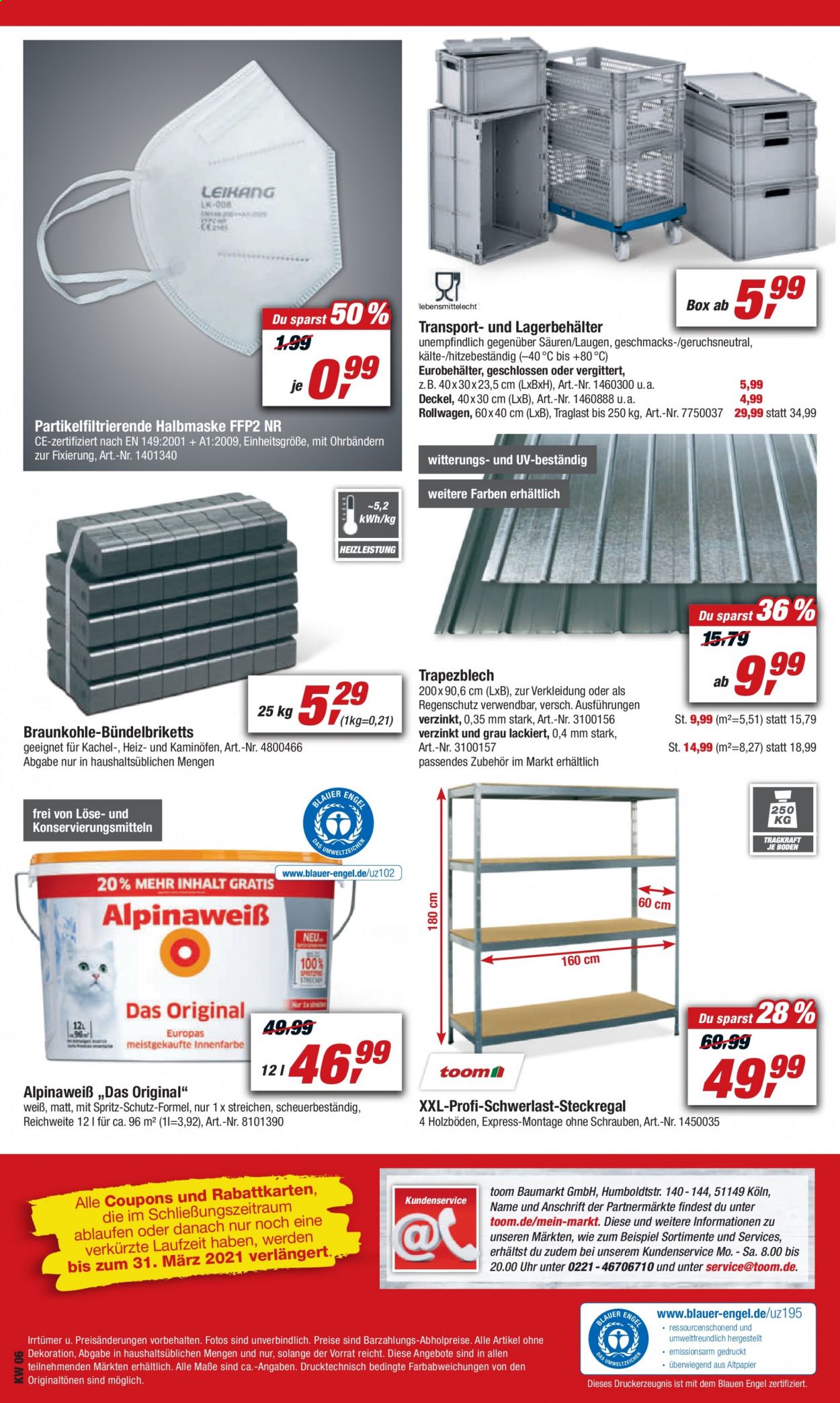 toom Baumarkt Prospekte  - 6.02.2021 - 12.02.2021. Seite 12